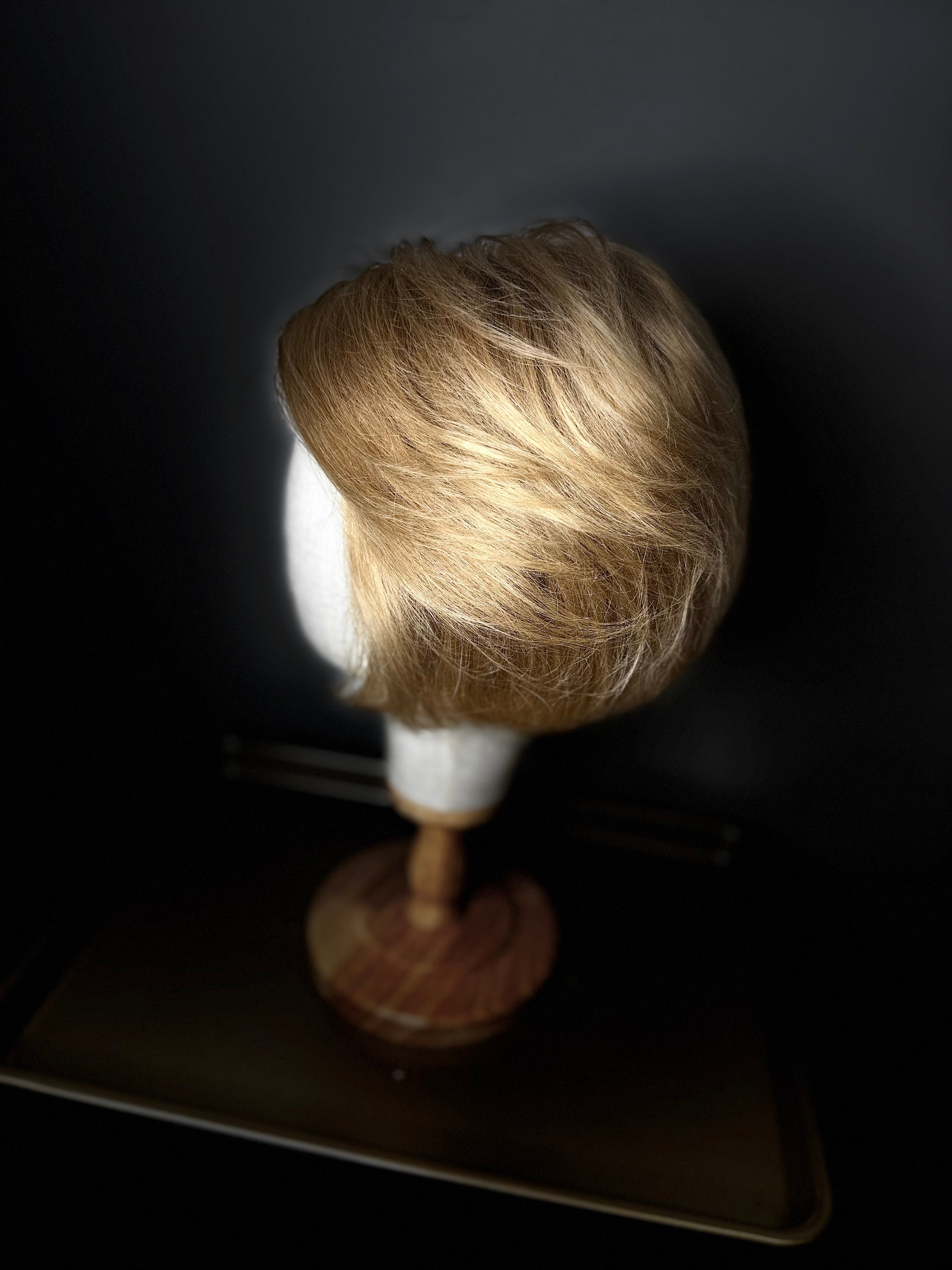 Grace Short Handtied Human hair wig