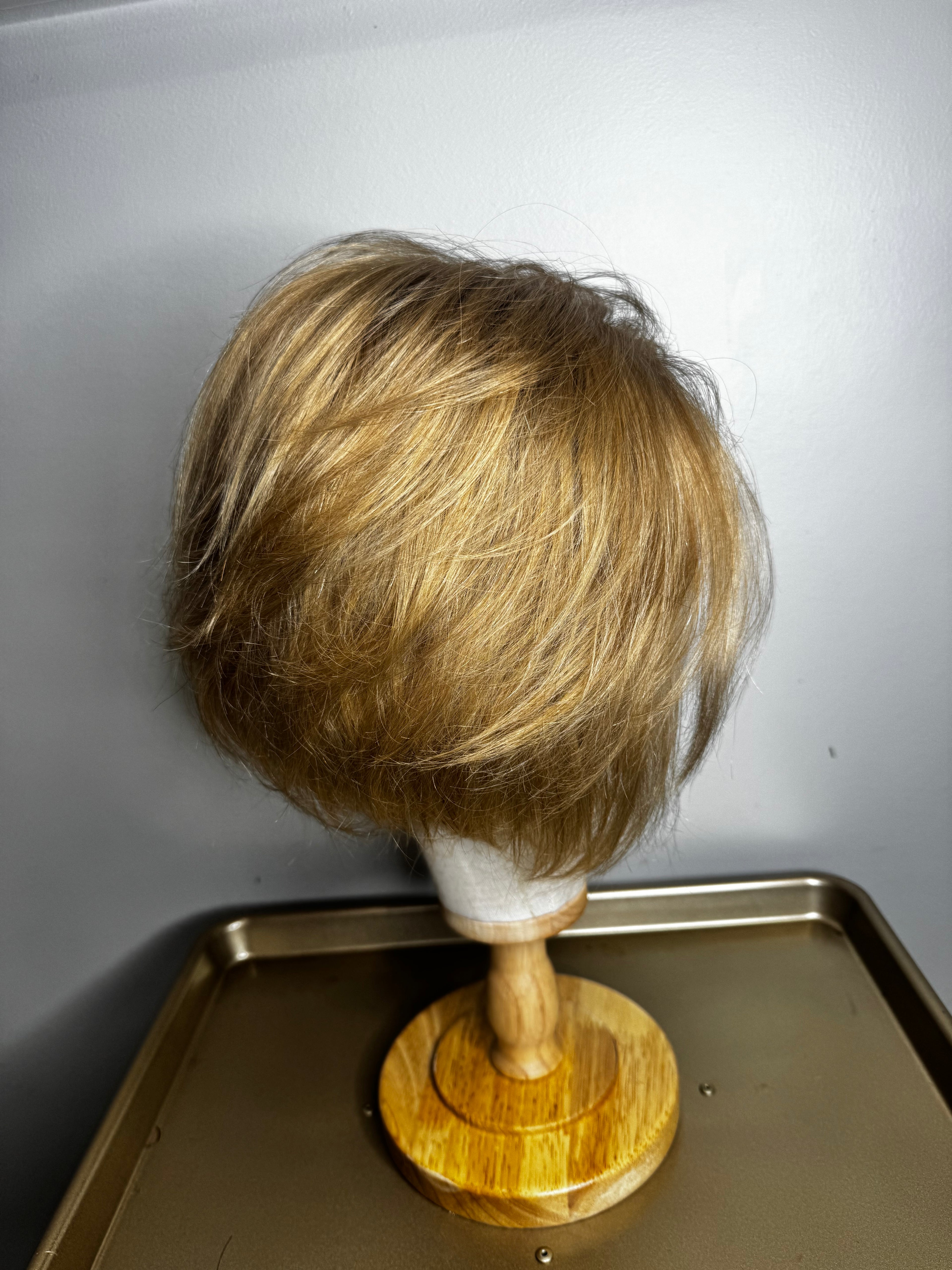 Grace Short Handtied Human hair wig
