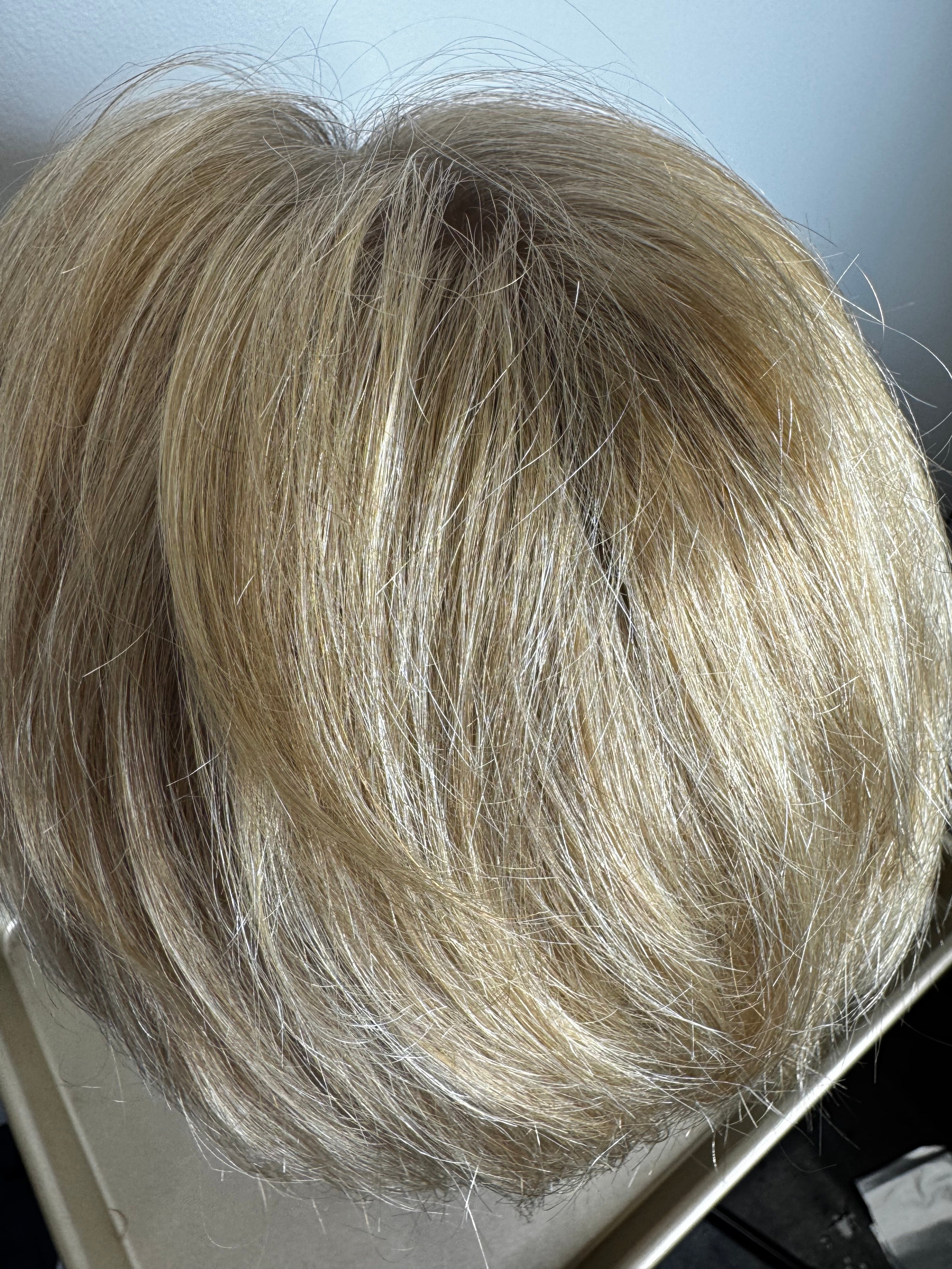Grace Short Handtied Human hair wig