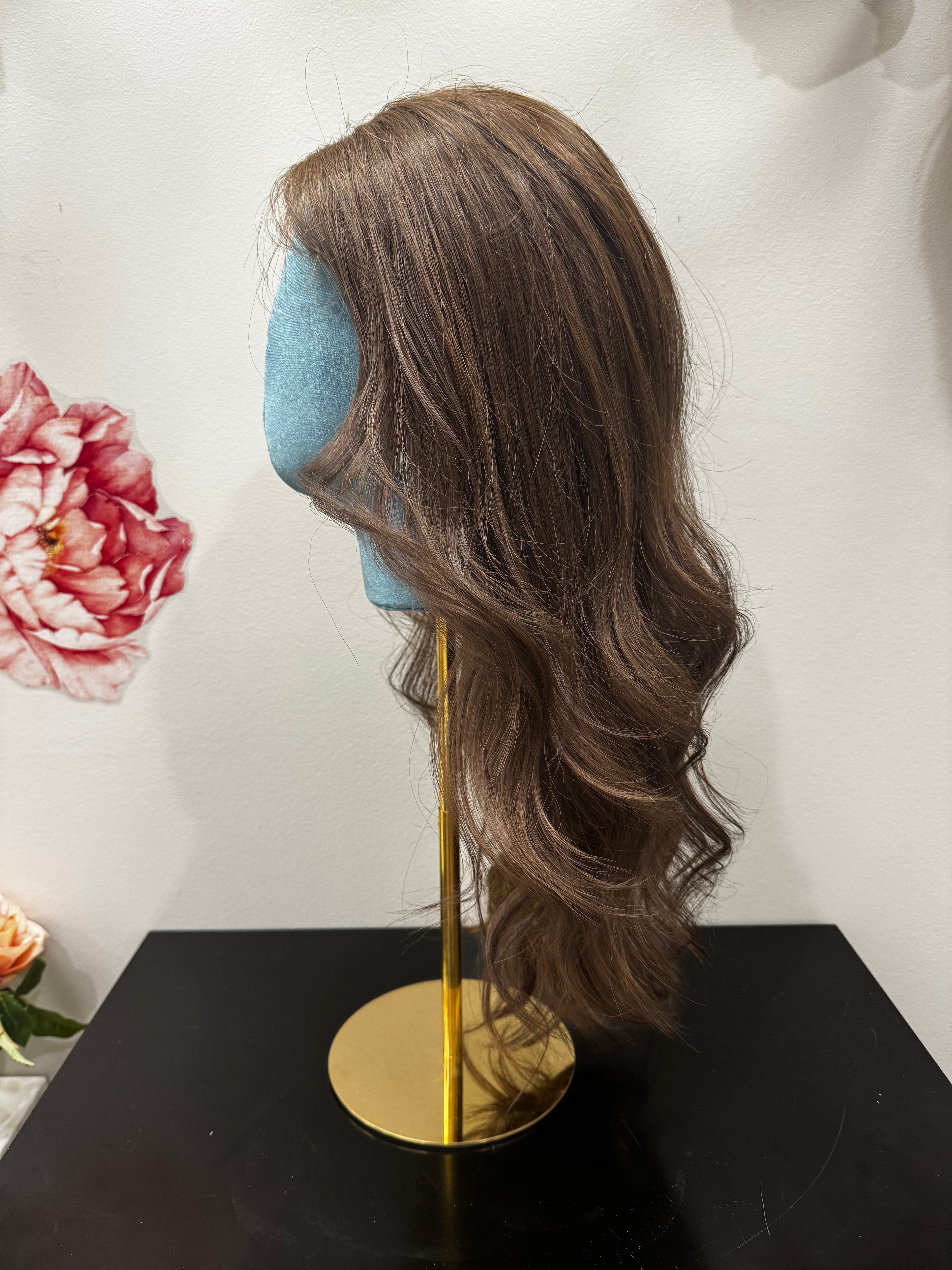 Lace front 16" CATHERINE DARK WARM BROWN