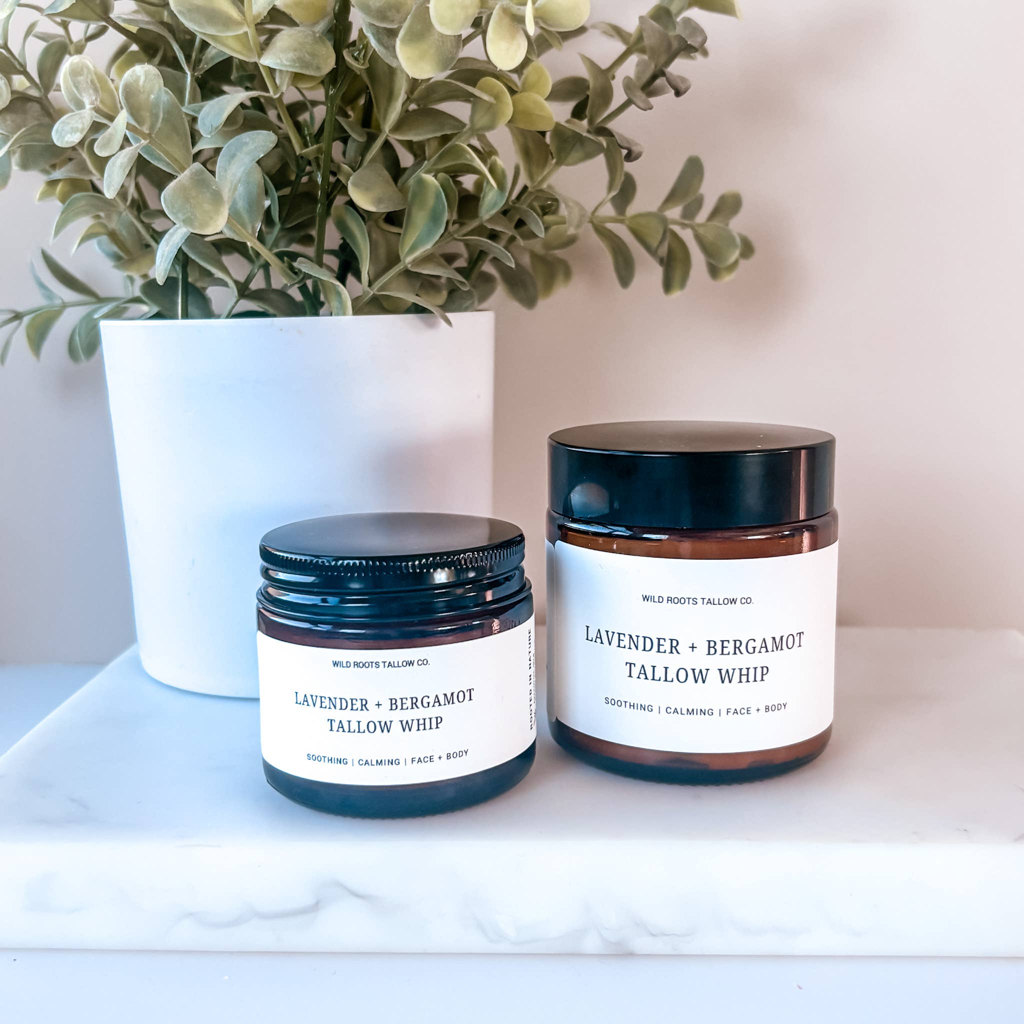 Lavender Bergamot Whipped Balm | Beef Tallow Moisturizer