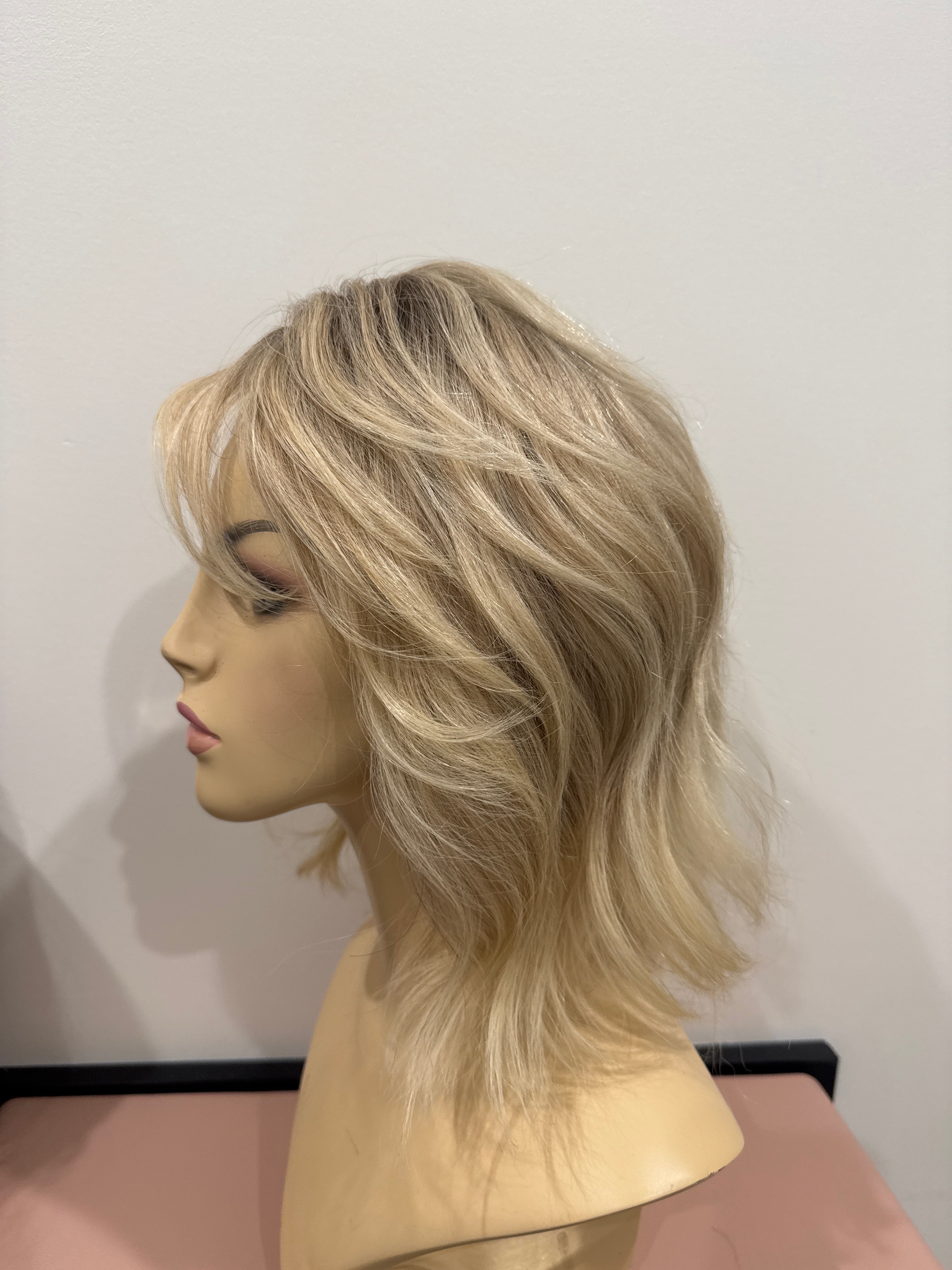 Napa Light Blonde rooted with highlights