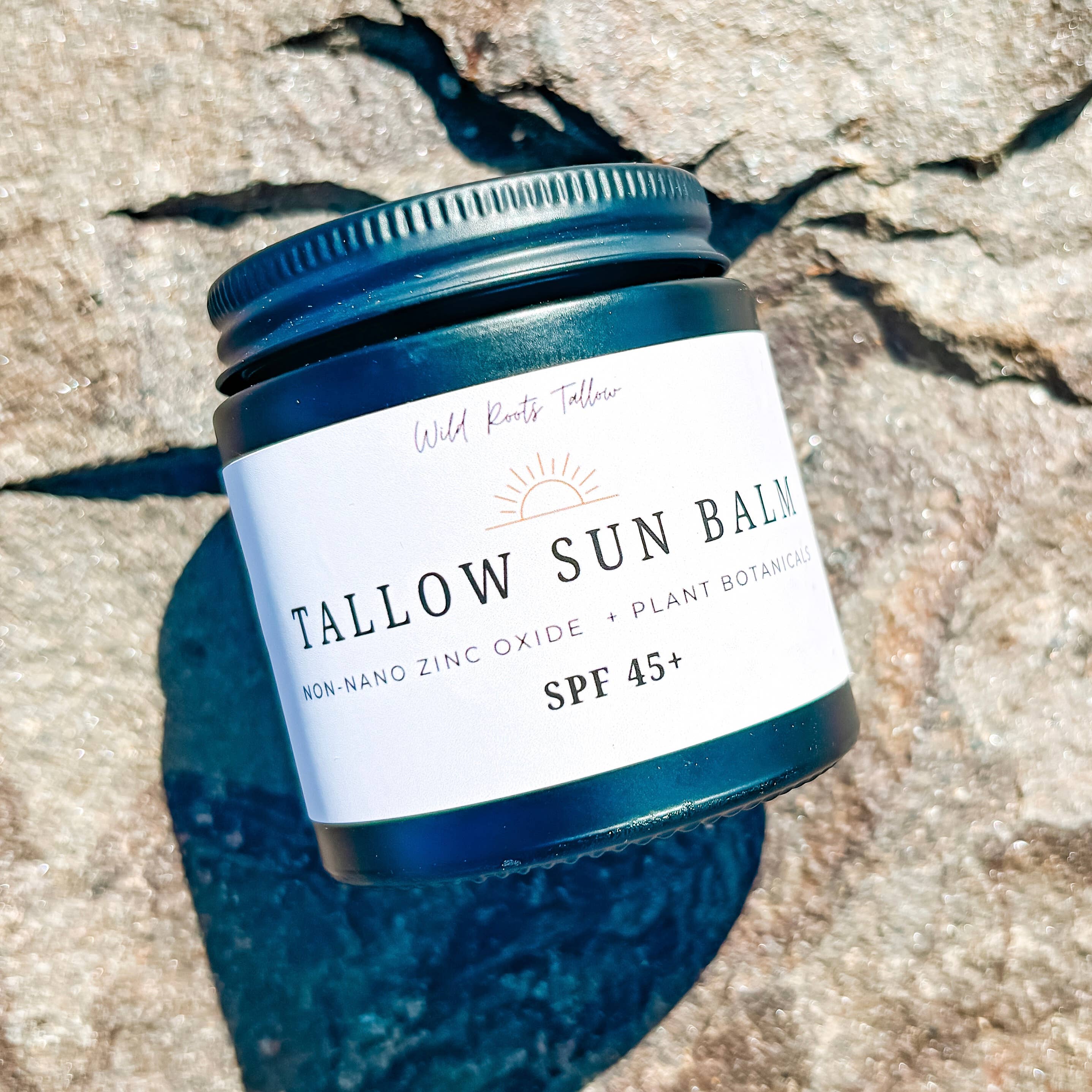 Tallow Sun Balm | Full Body Protection| Non-nano Zinc Oxide | Pure and Natural