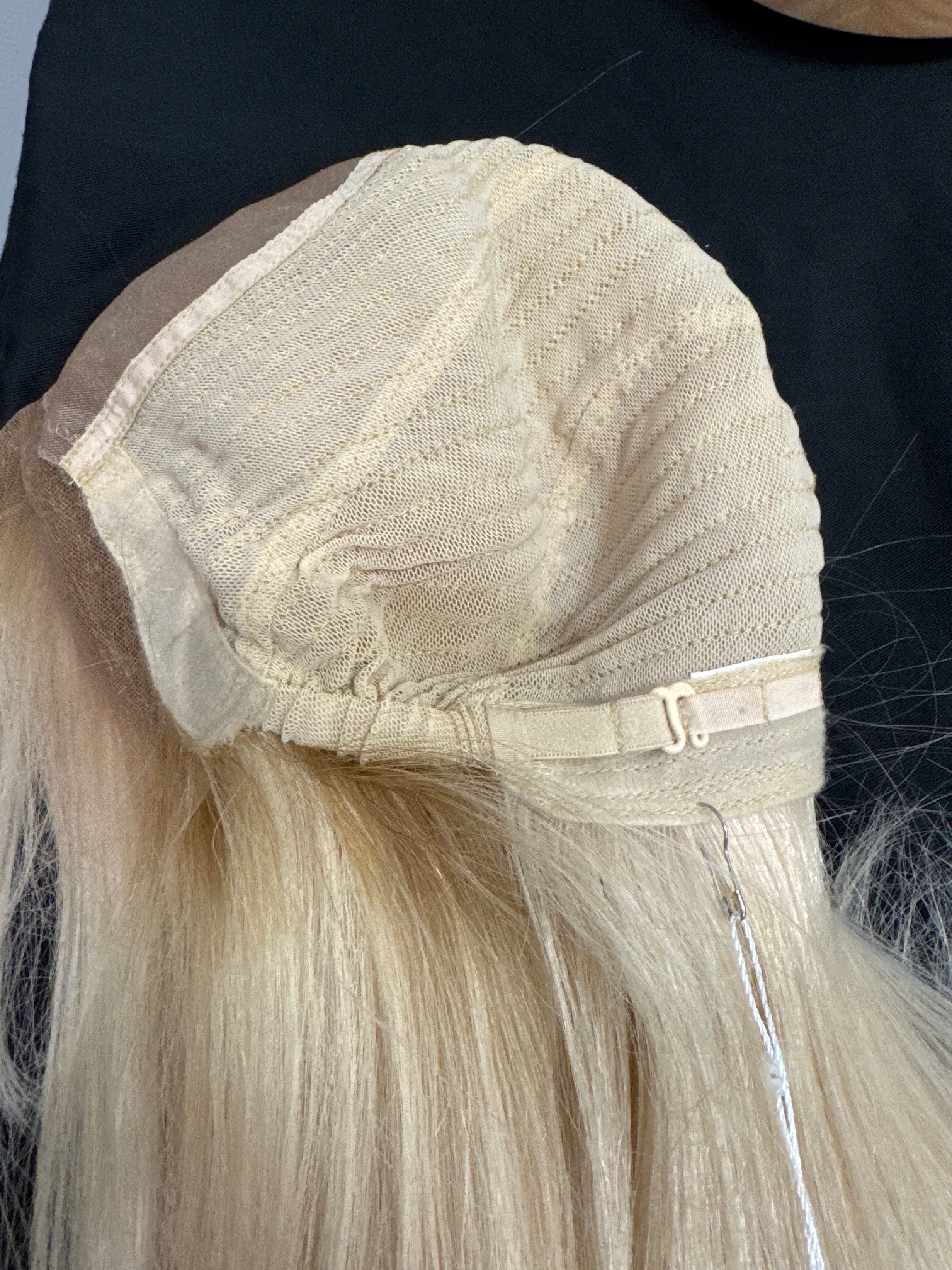 Lace front wig Golden blonde rooted