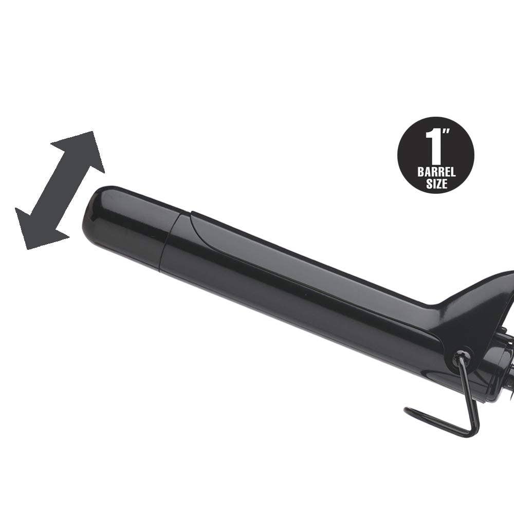 Hot Tools Professional Nano Ceramic Curling Iron/Wand, 1"