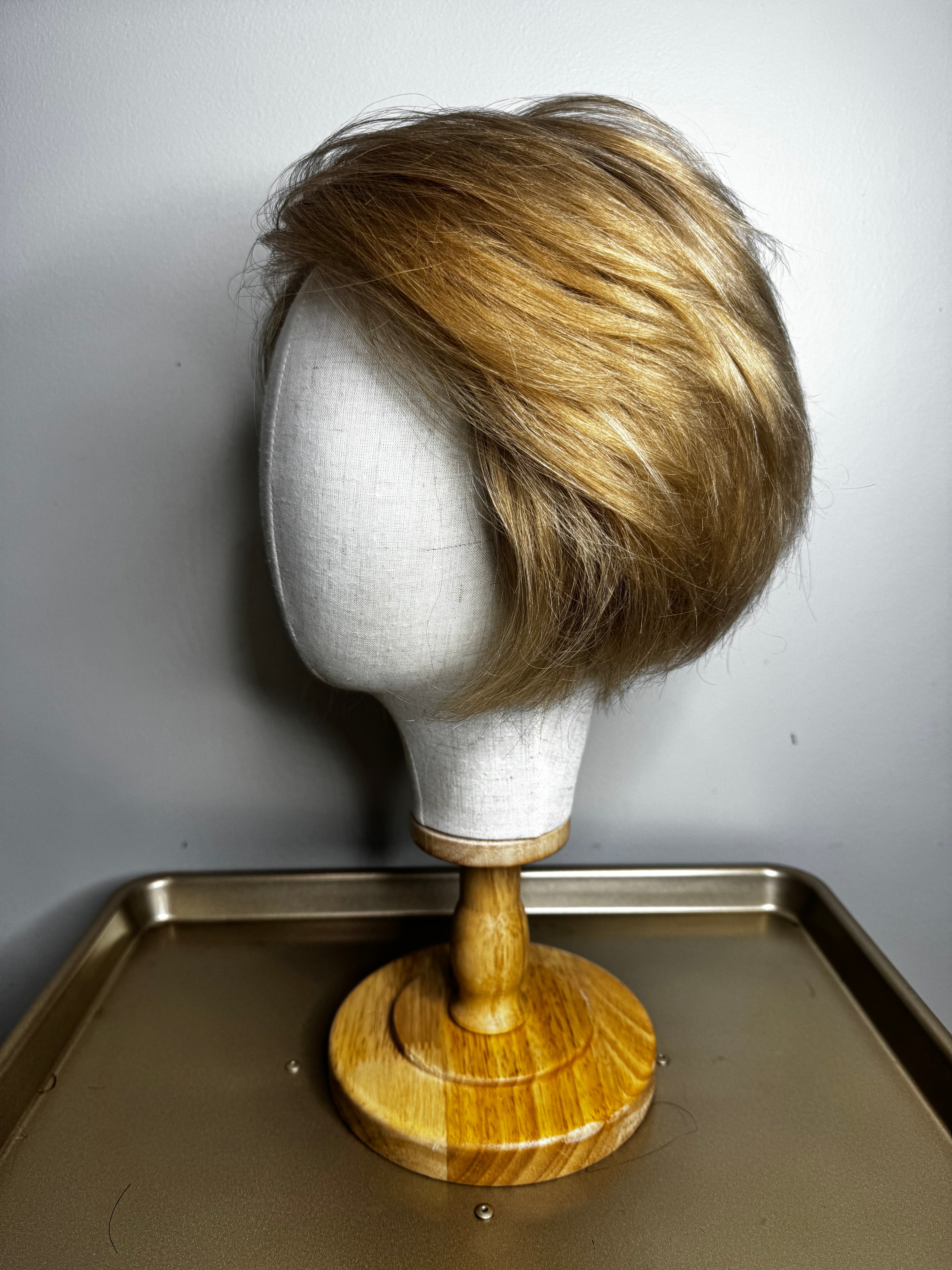 Grace Short Handtied Human hair wig