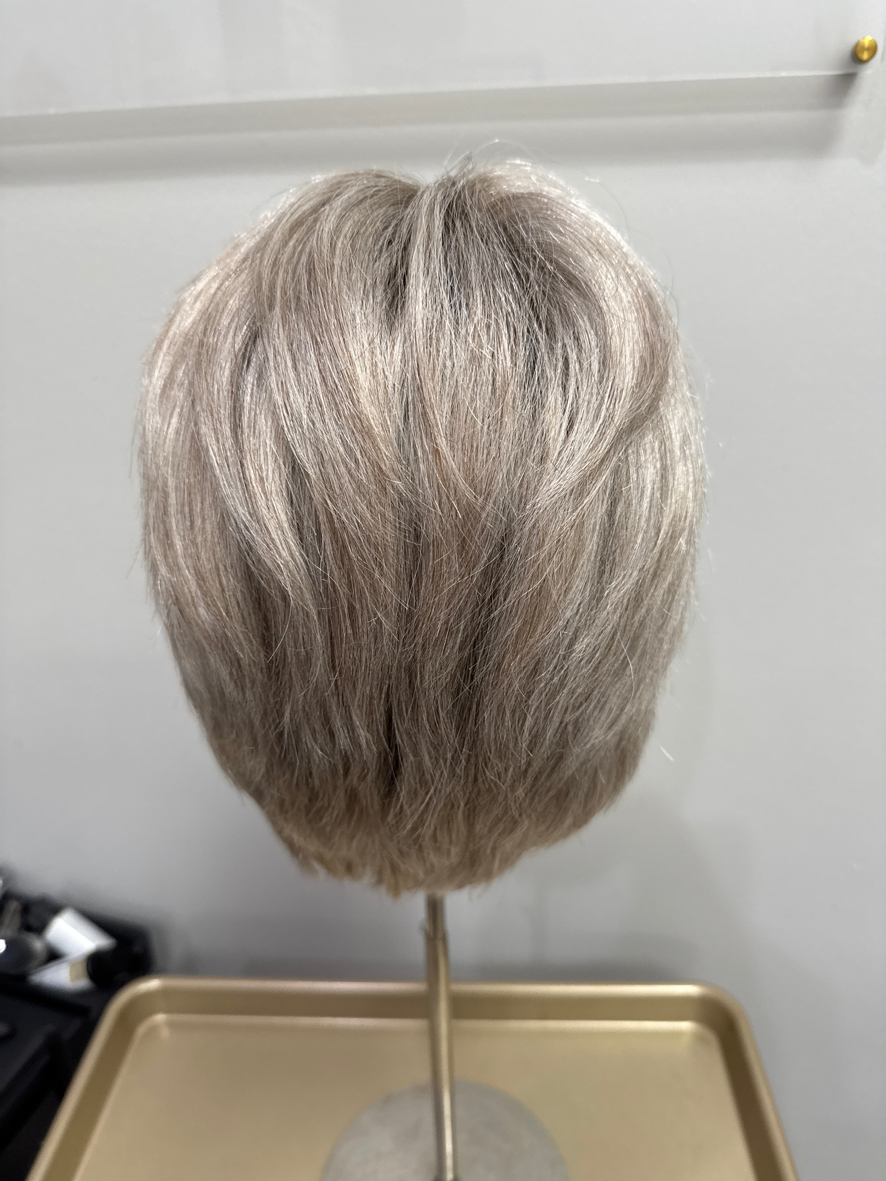 JANET SHORT LACE FRONT WIG MOONSTONE G80