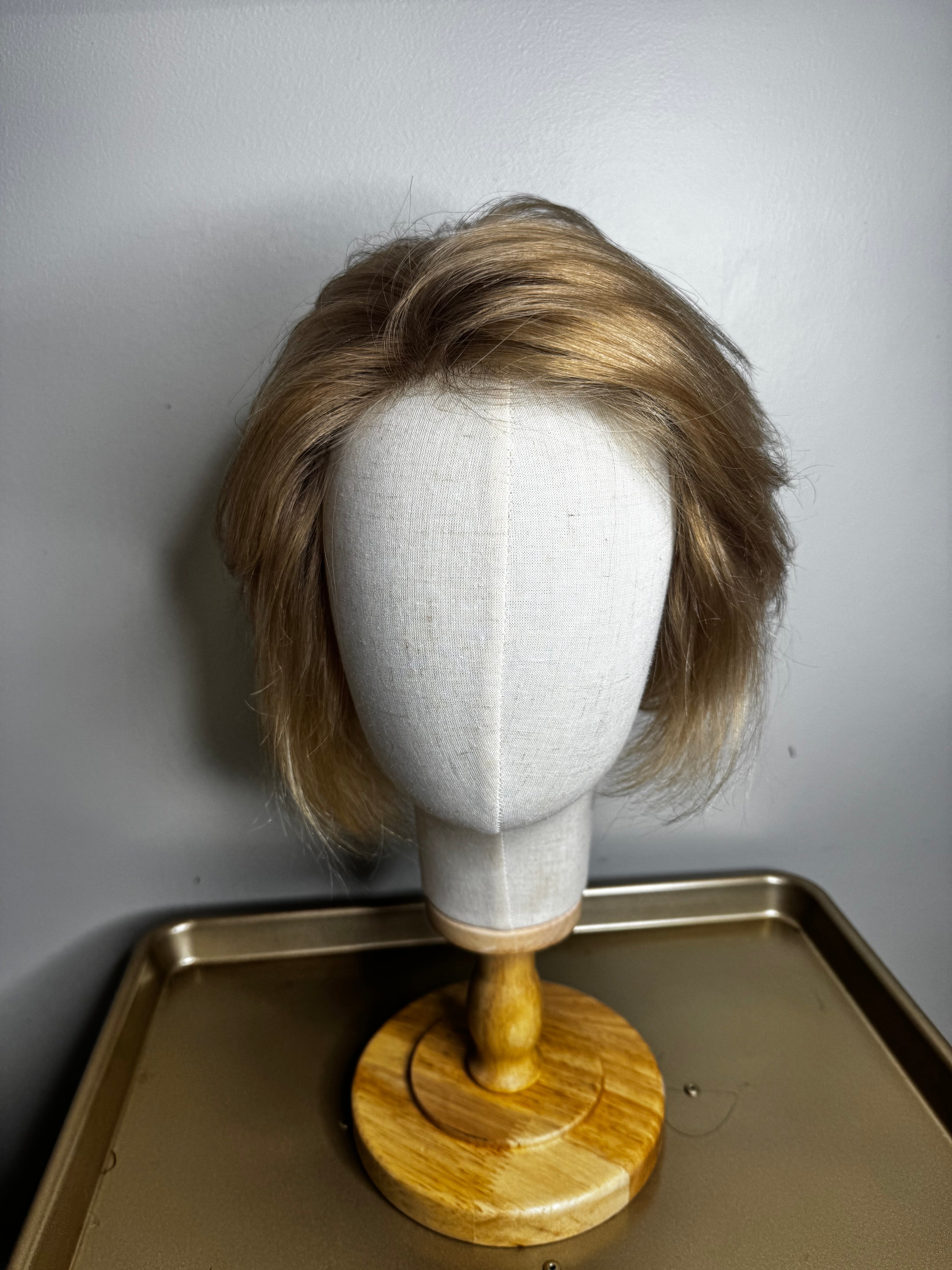 Grace Short Handtied Human hair wig