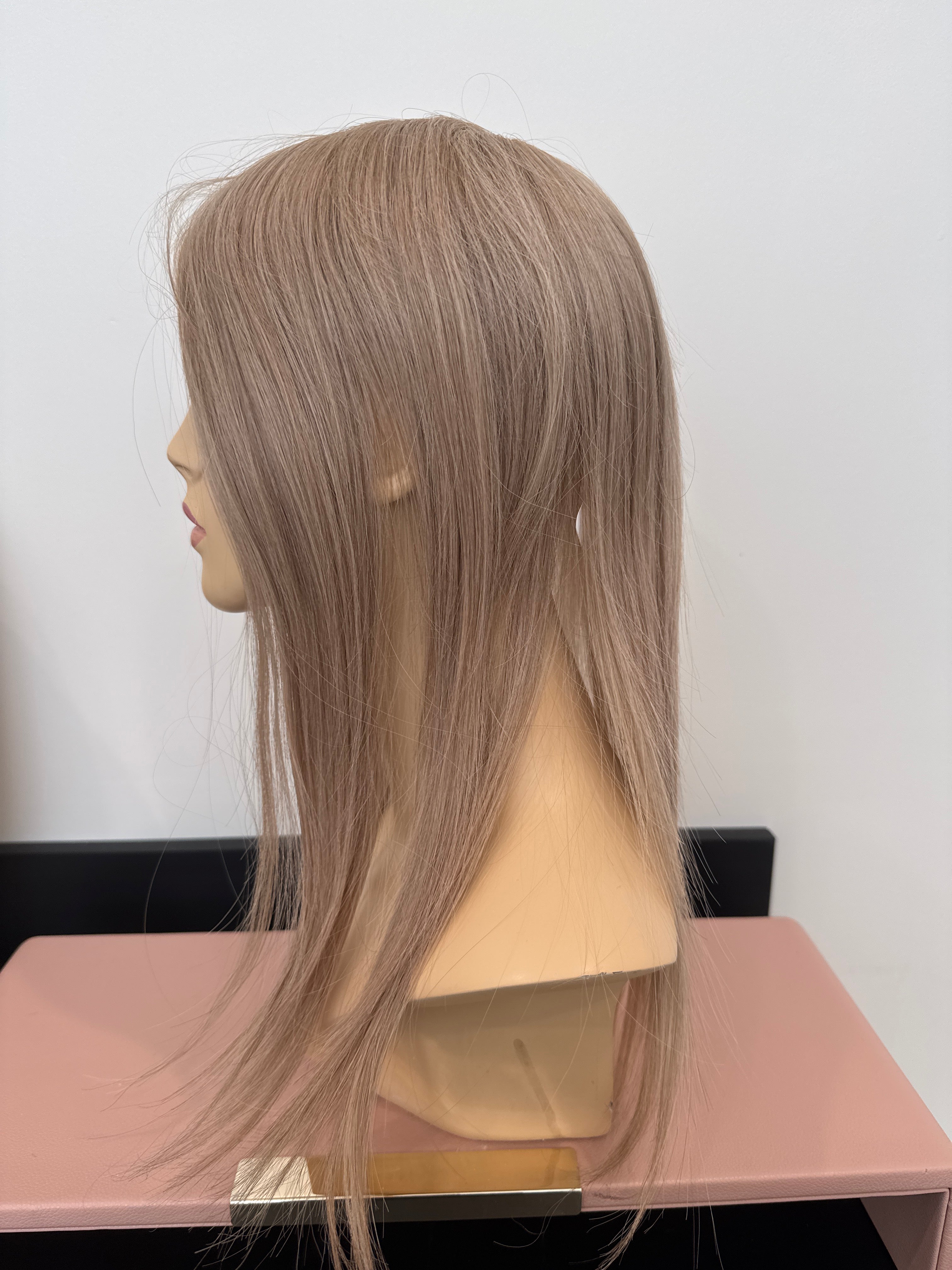 6x8 Silk Base Topper Beige Blonde 18/22