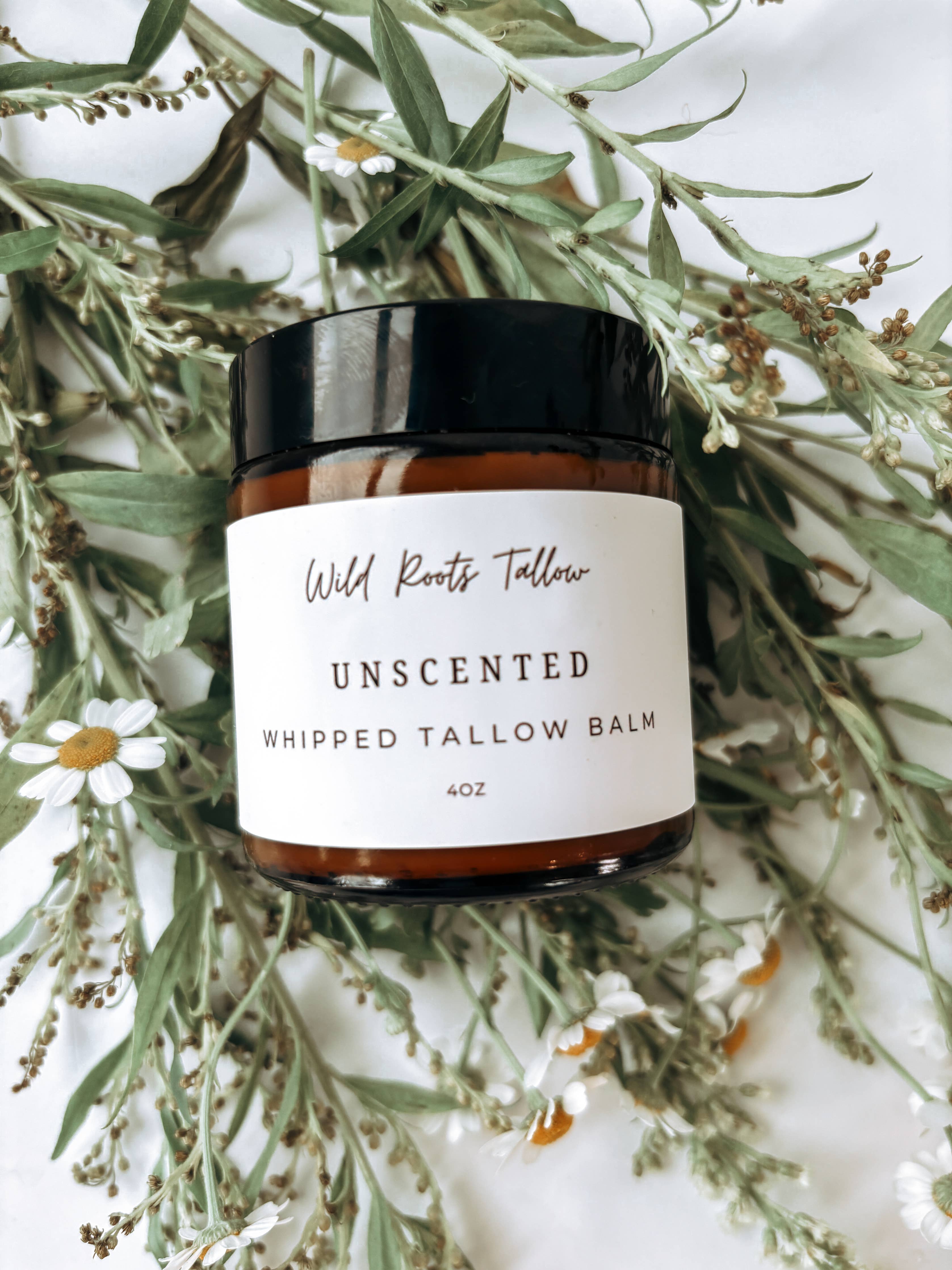 Whipped Tallow Balm | Grass Fed Beef Tallow | Unscented