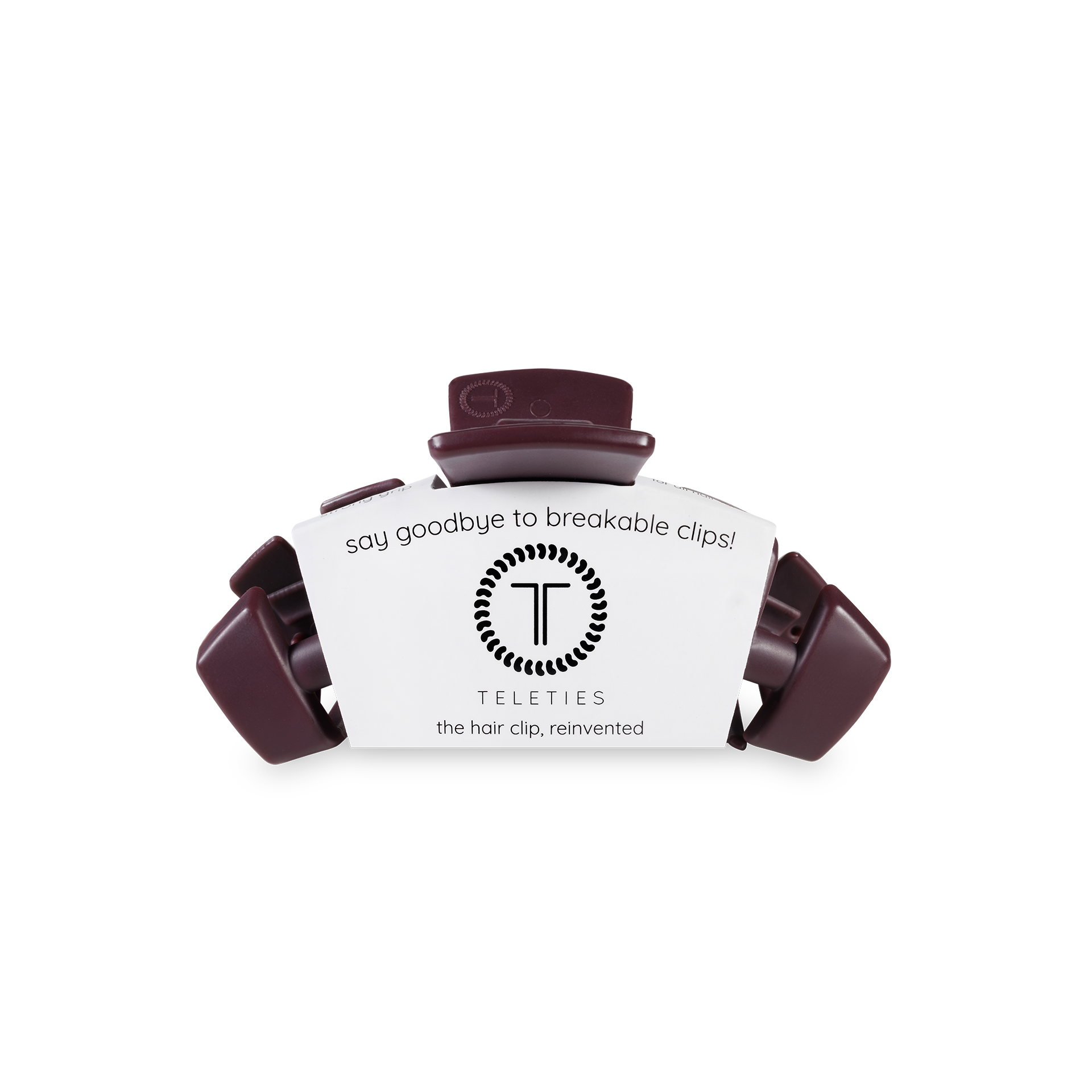 Classic Hair Clip | Tiny | Burgundy Bliss