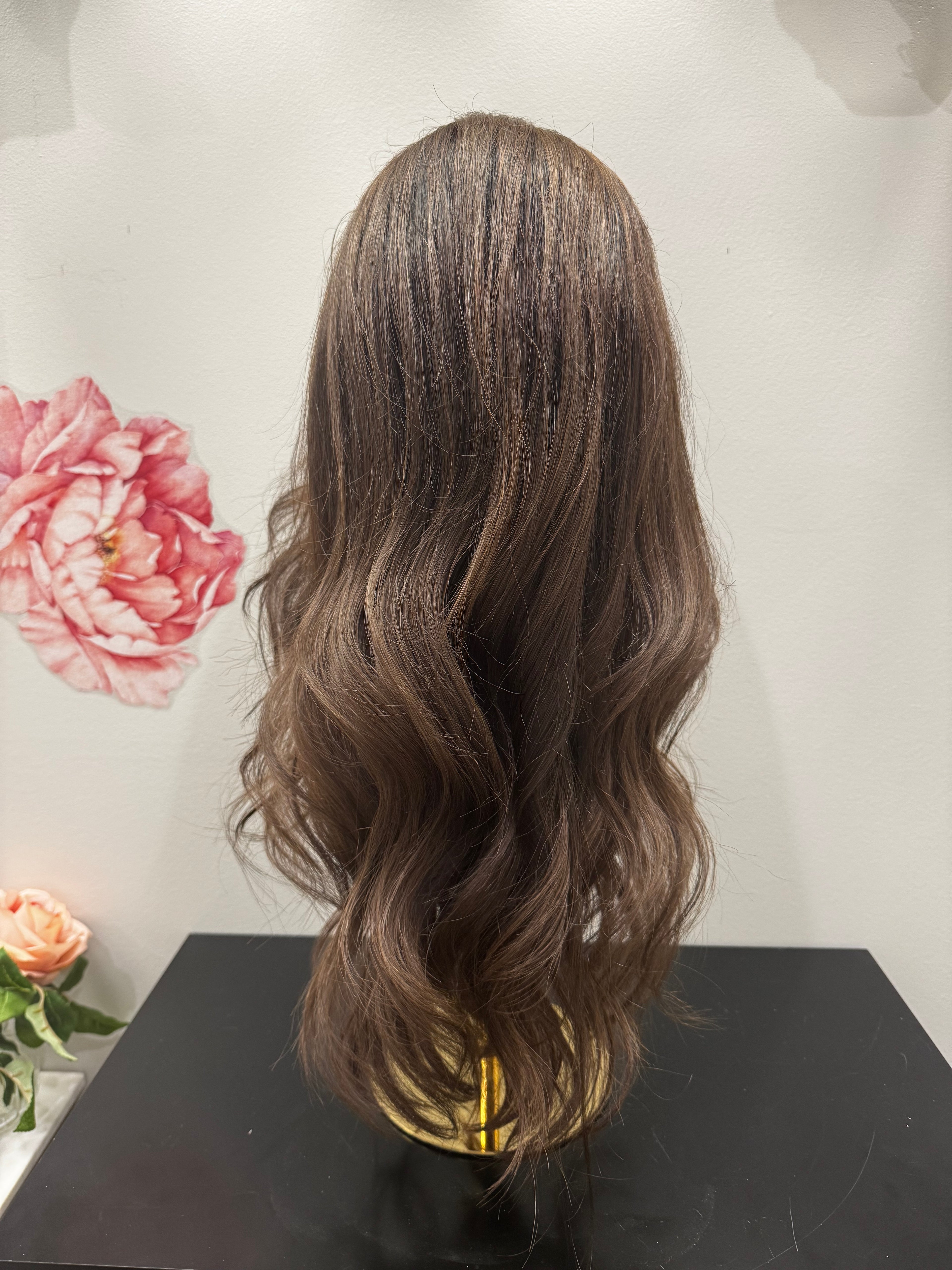 Lace front 16" CATHERINE DARK WARM BROWN