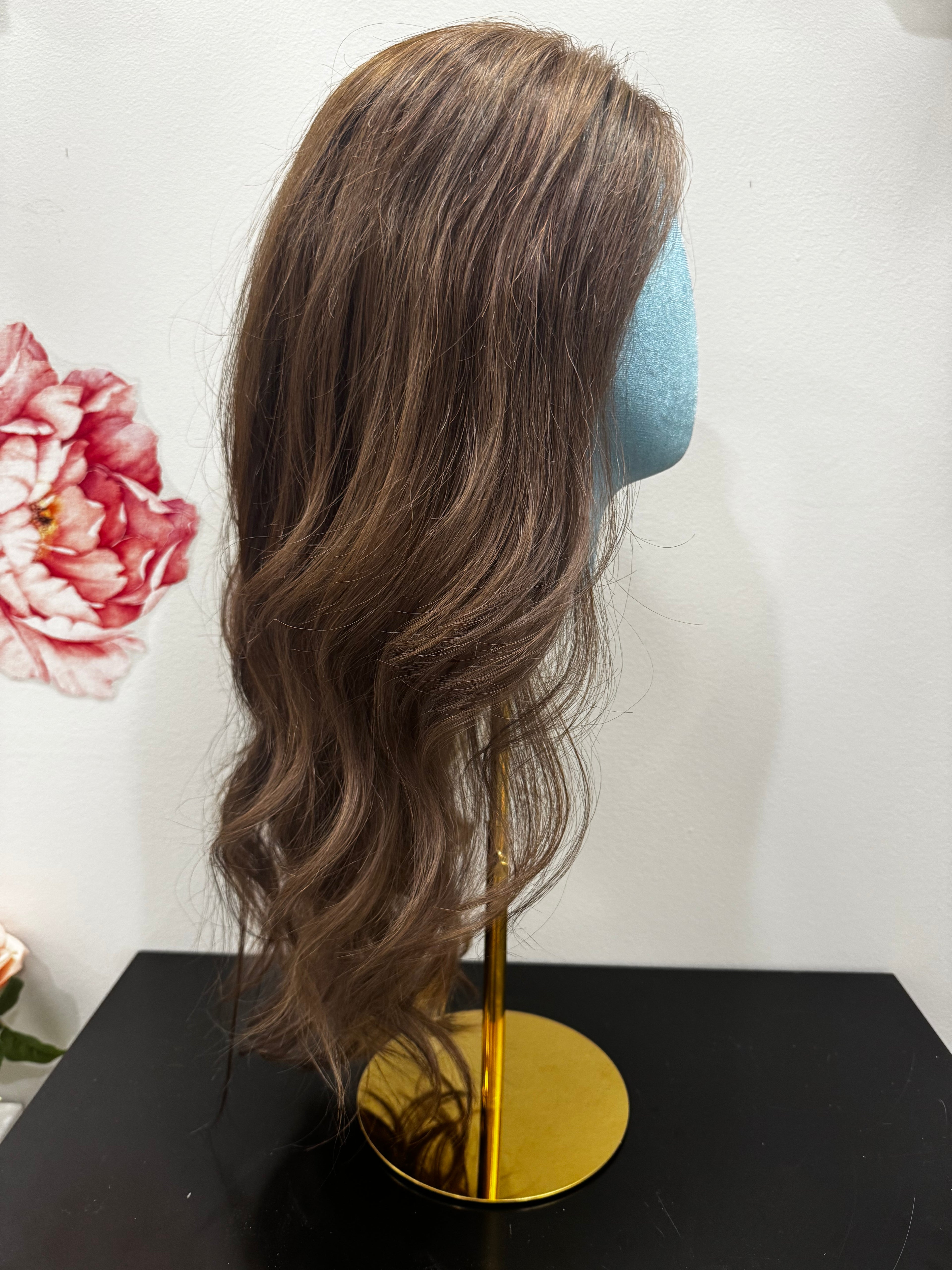 Lace front 16" CATHERINE DARK WARM BROWN