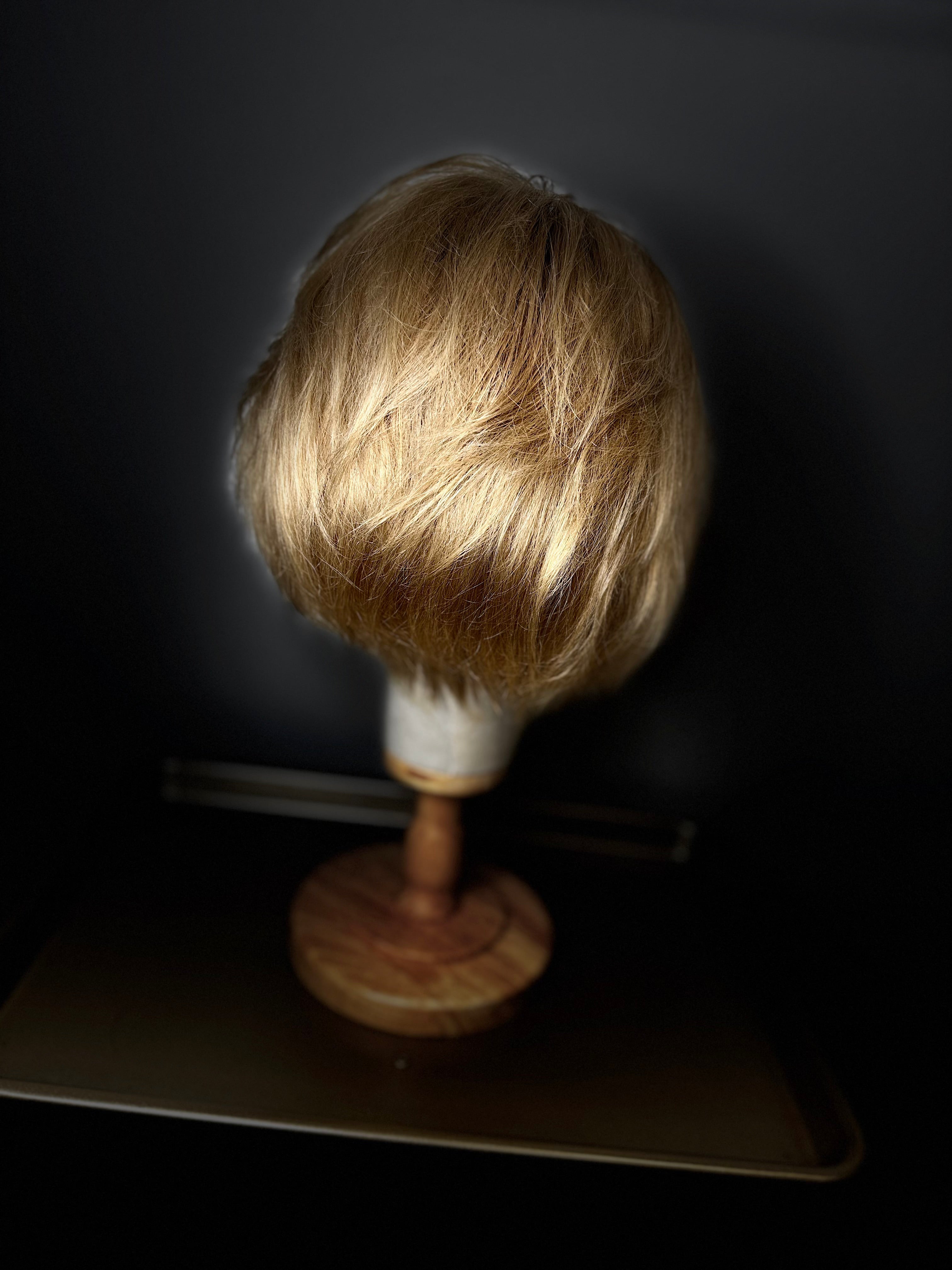 Grace Short Handtied Human hair wig