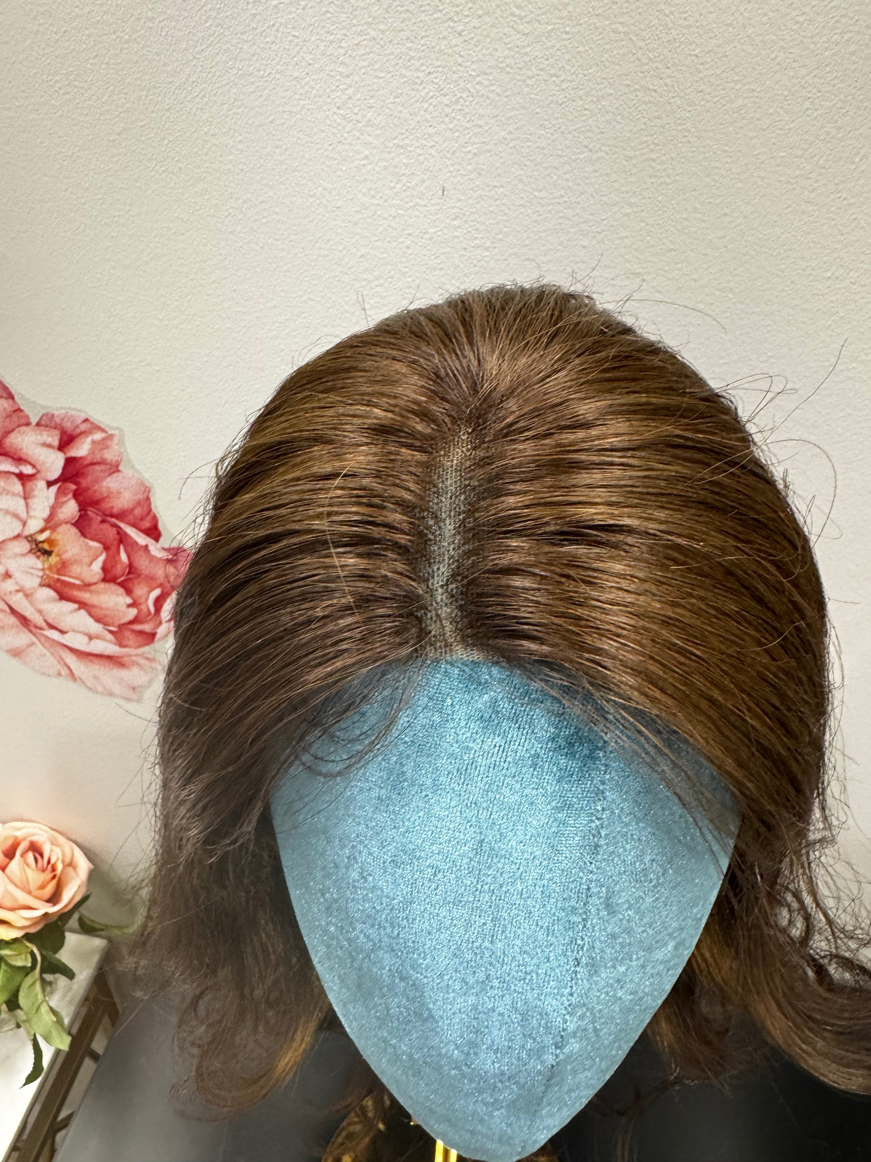 Lace front 16" CATHERINE DARK WARM BROWN