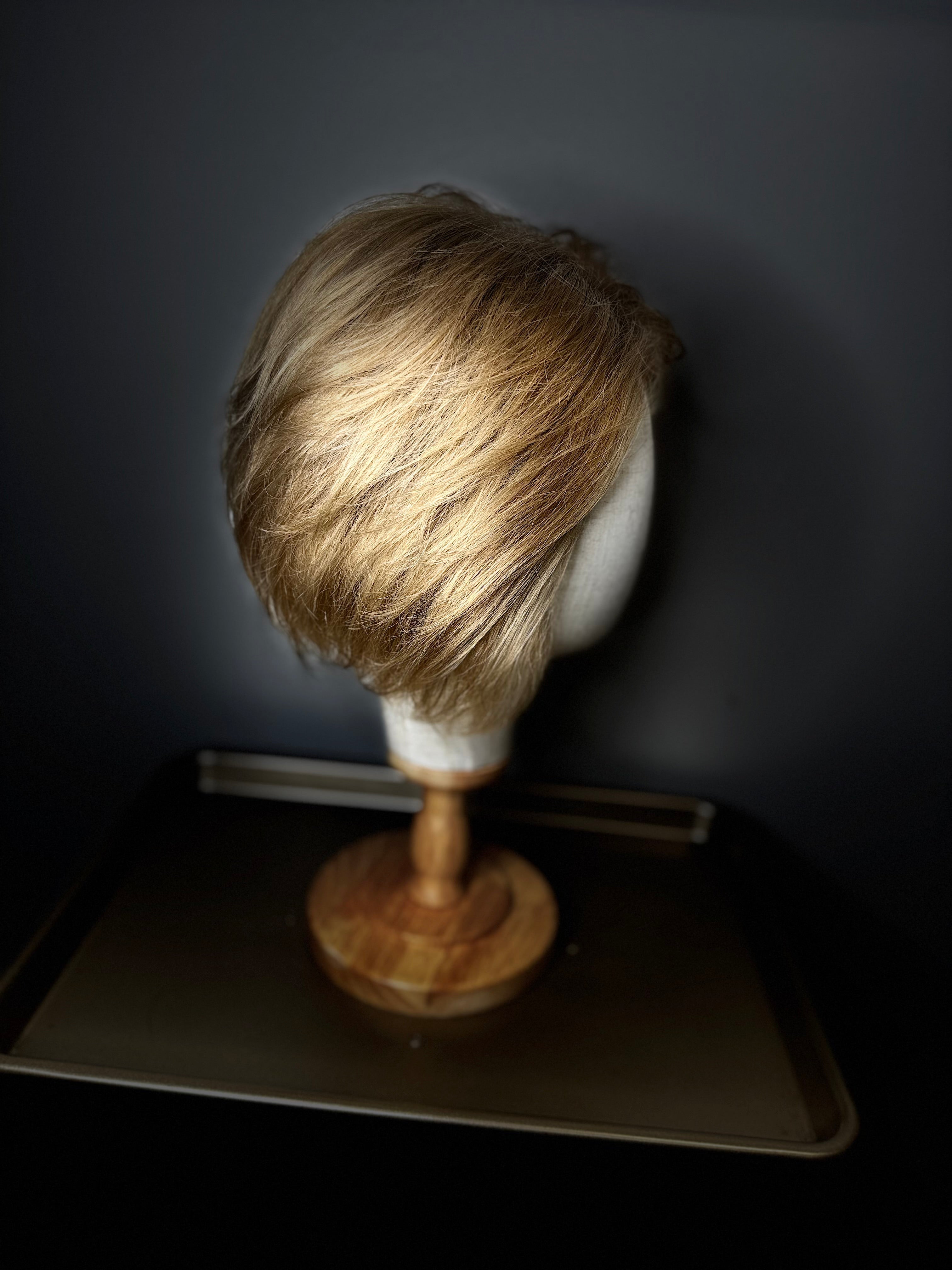 Grace Short Handtied Human hair wig