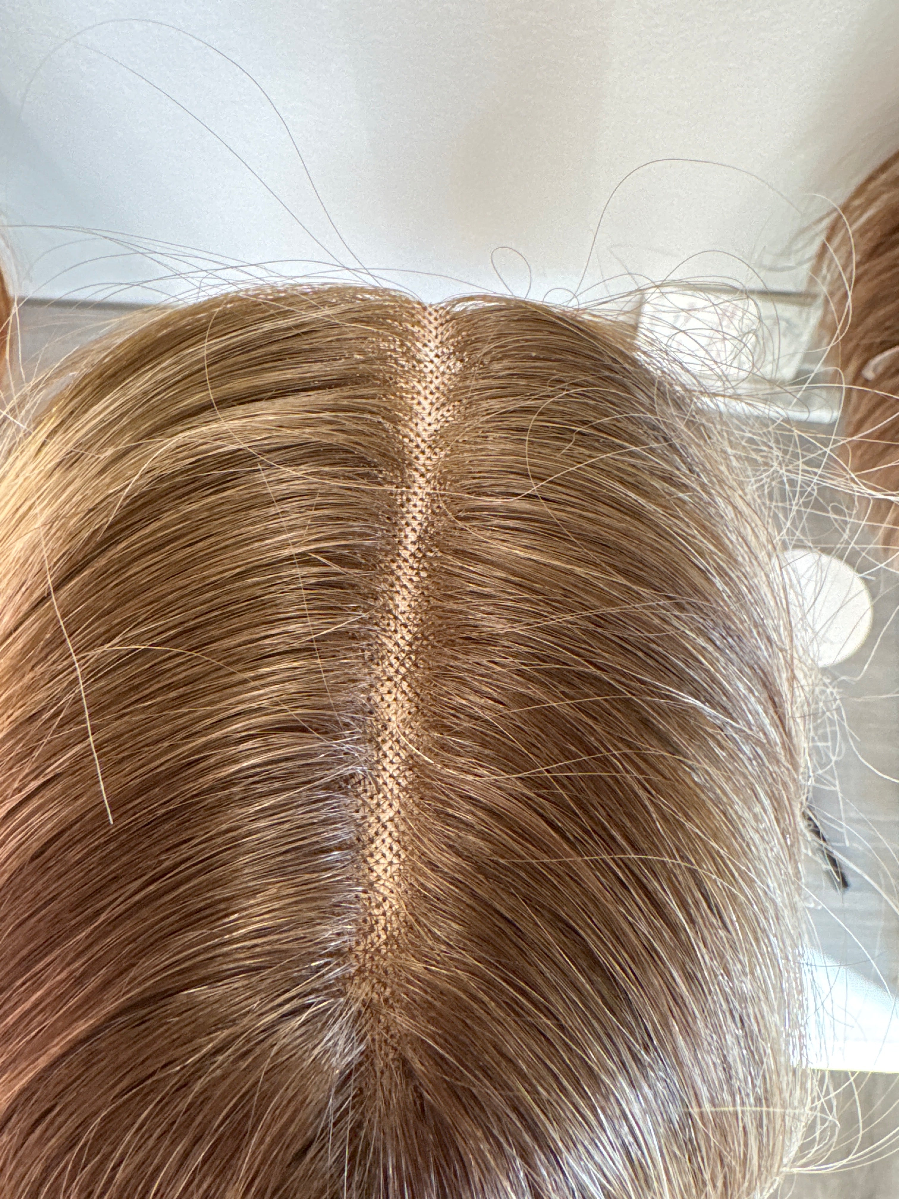3x6 Mono Topper Human Hair Topper 16"