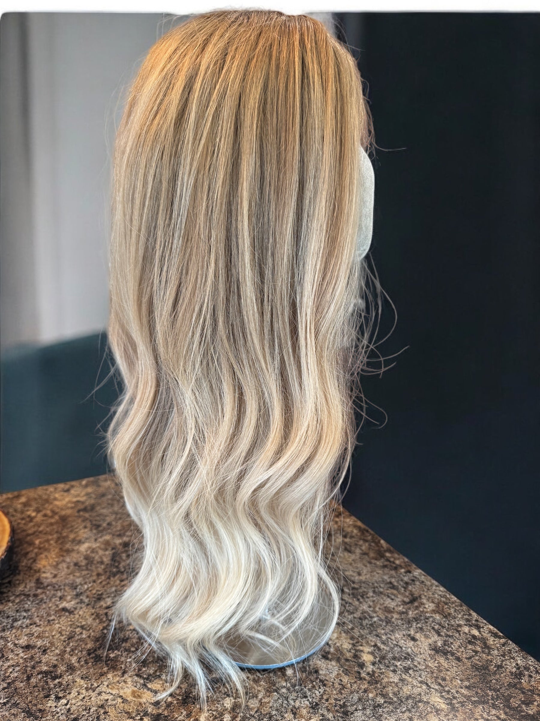 Lace front 16" VIVIAN DARK BLONDE BALAYAGE MEDIUM