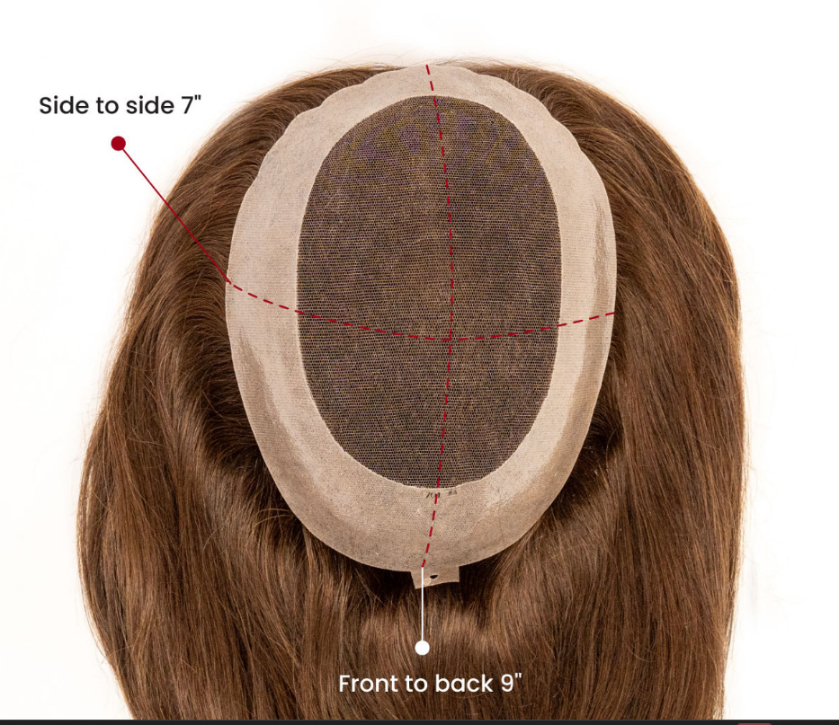 NATALIE TOPPER 18" COLOR 2 DARKEST BROWN