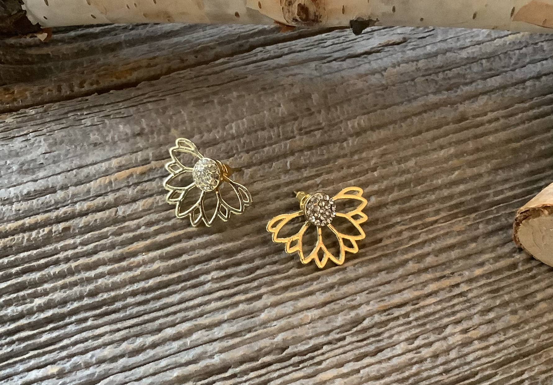 Earrings, gold or silver bar dangle earrings