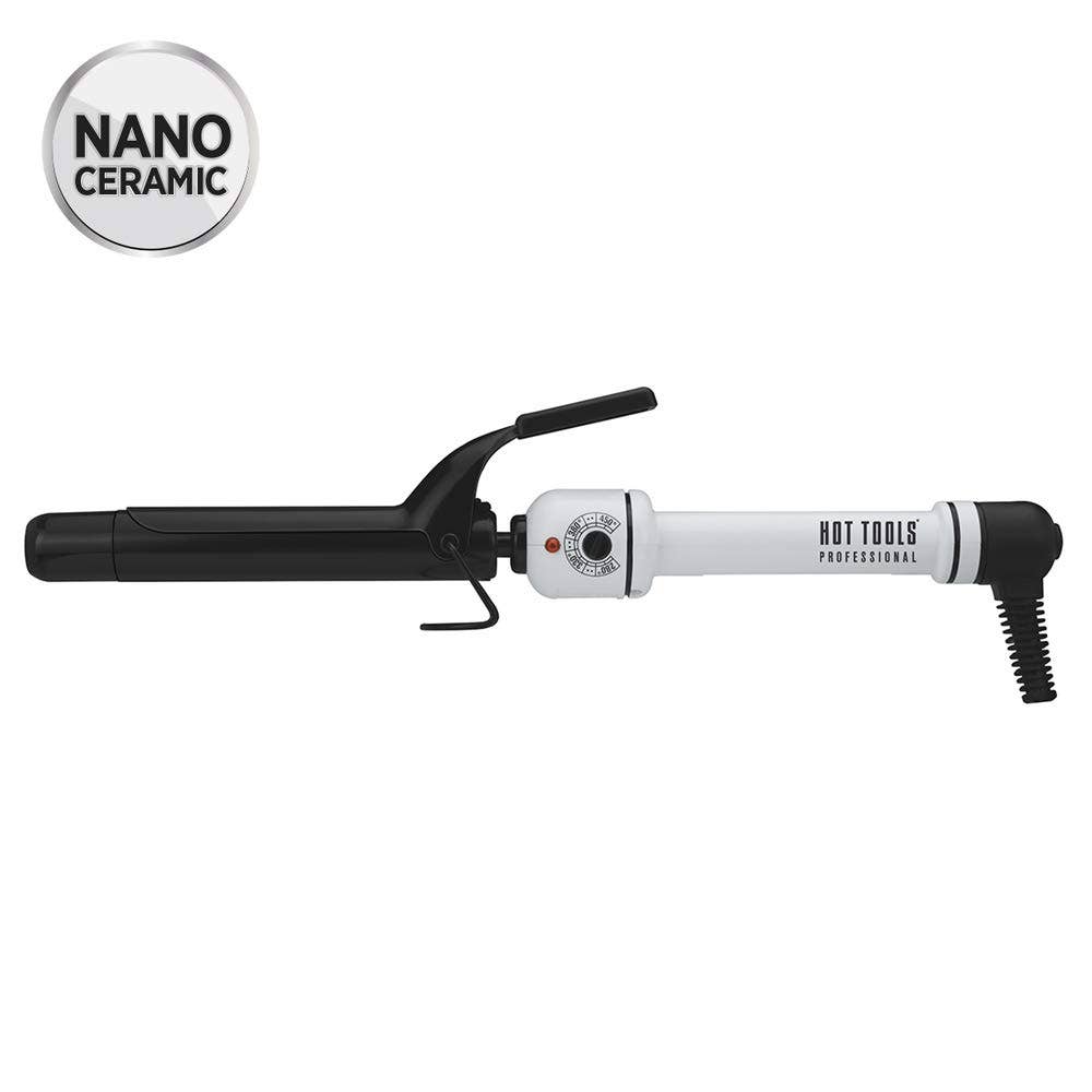 Hot Tools Professional Nano Ceramic Curling Iron/Wand, 1"