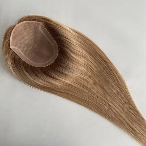 5x7 Silk Topper 12" Processed Hair