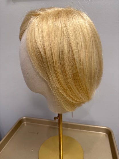 Proper Light Blonde Chin Length Bob