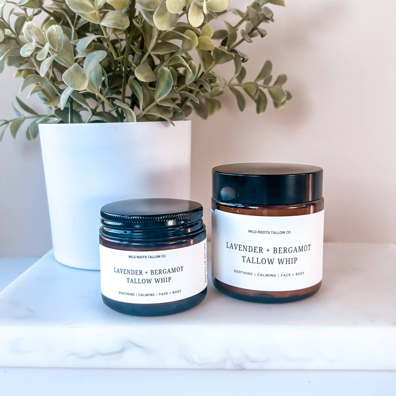 Lavender  Bergamot Whipped Balm | Beef Tallow Moisturizer 