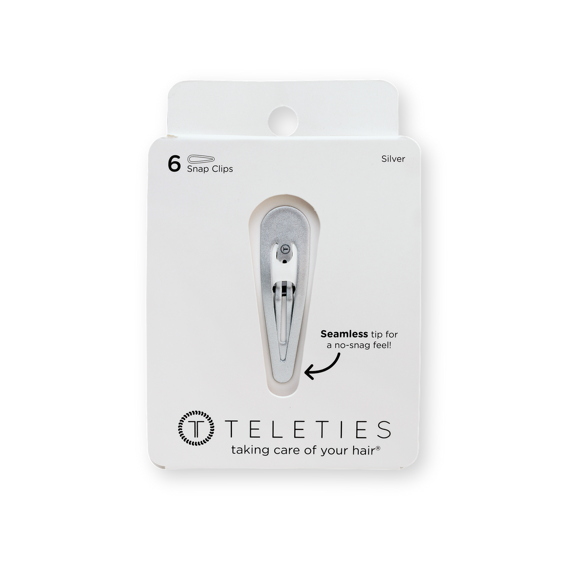 Snap Clip | Silver | 6 Count