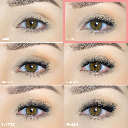 Pop-On Lashes - Rosy Black