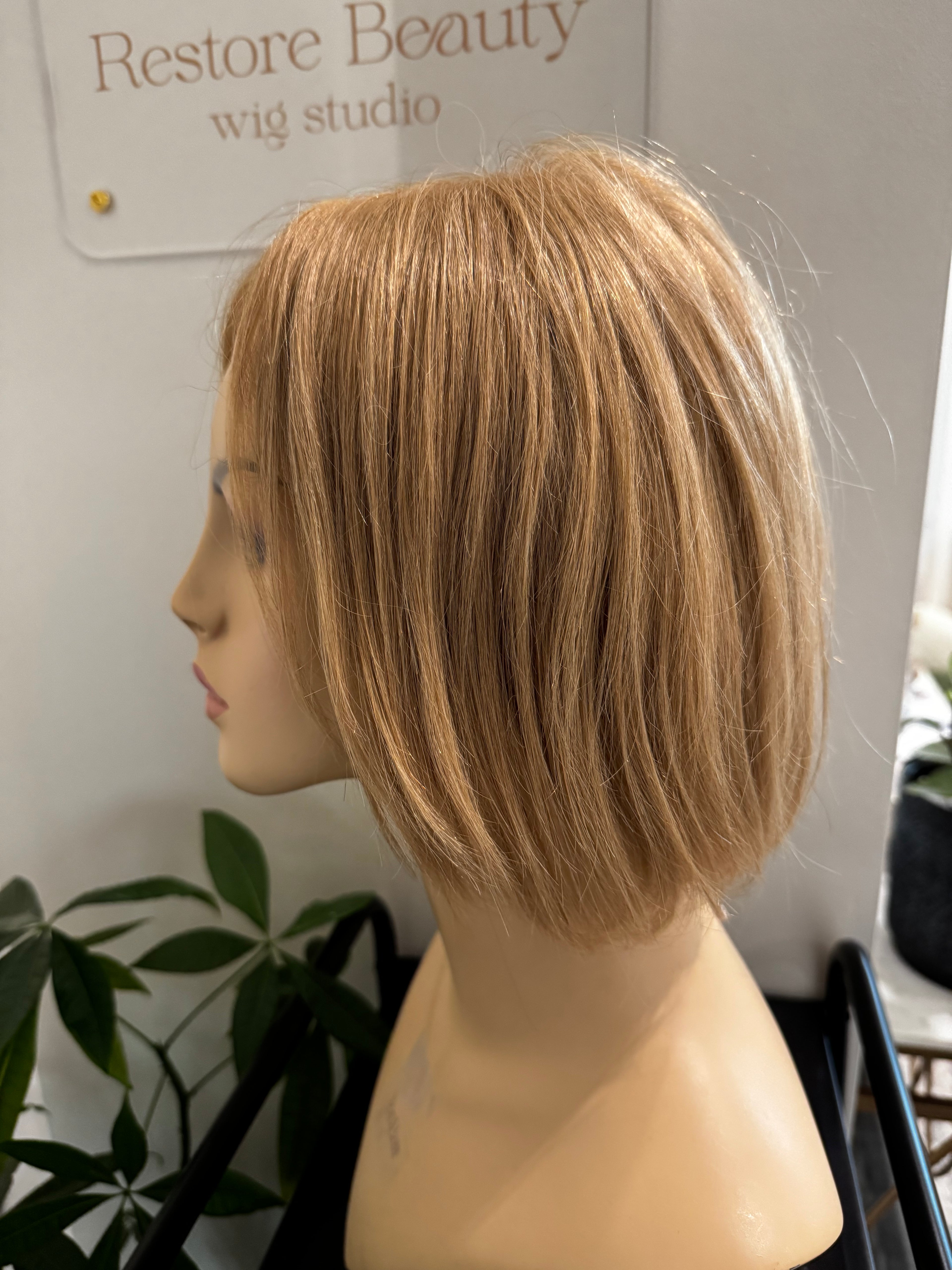 Proper Light Brown Chin Length Bob