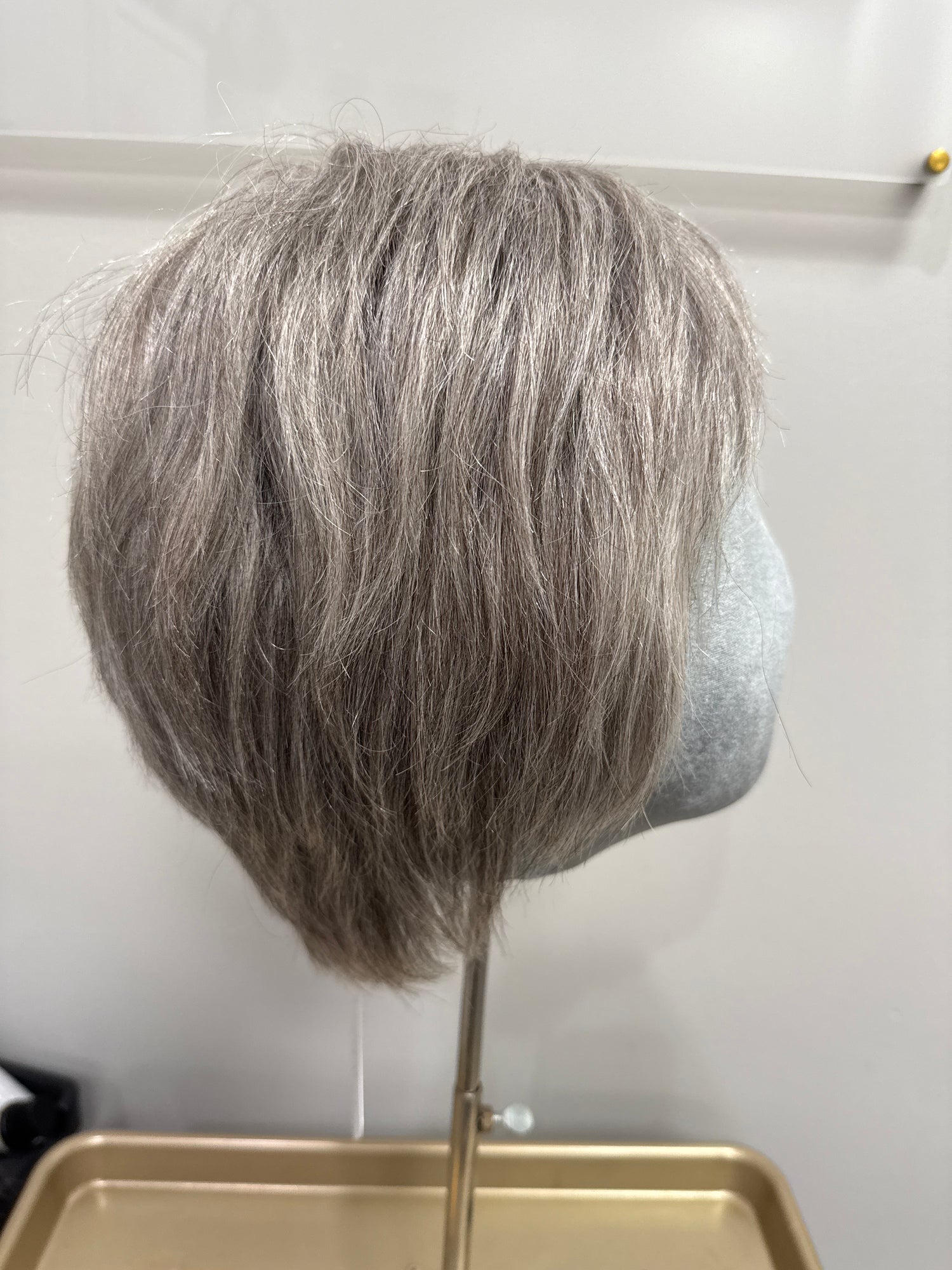 JANET SHORT LACE FRONT WIG SILVER FOX G50