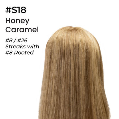 Rose Premium Human hair Silk Top Wig