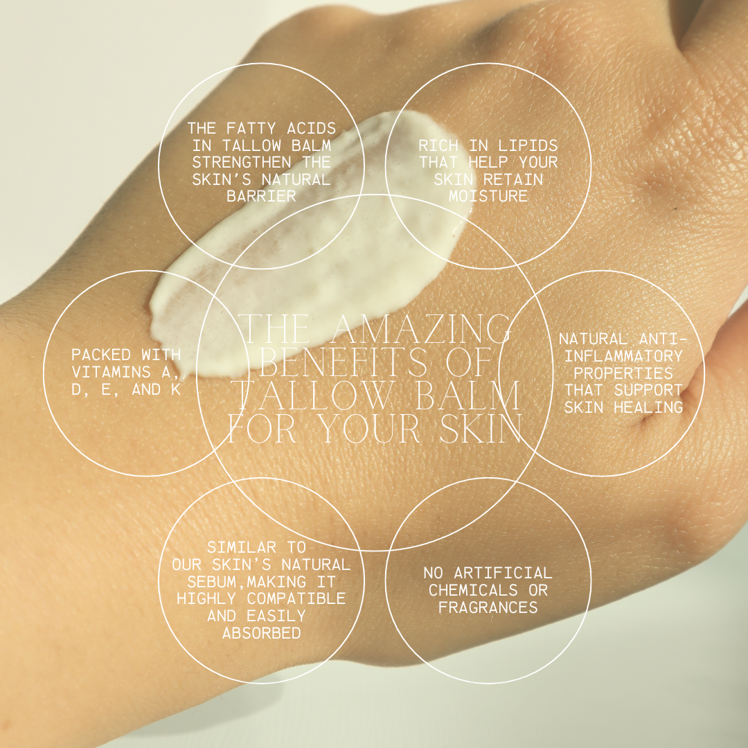 Whipped Tallow Balm | Grass Fed Beef Tallow | Unscented