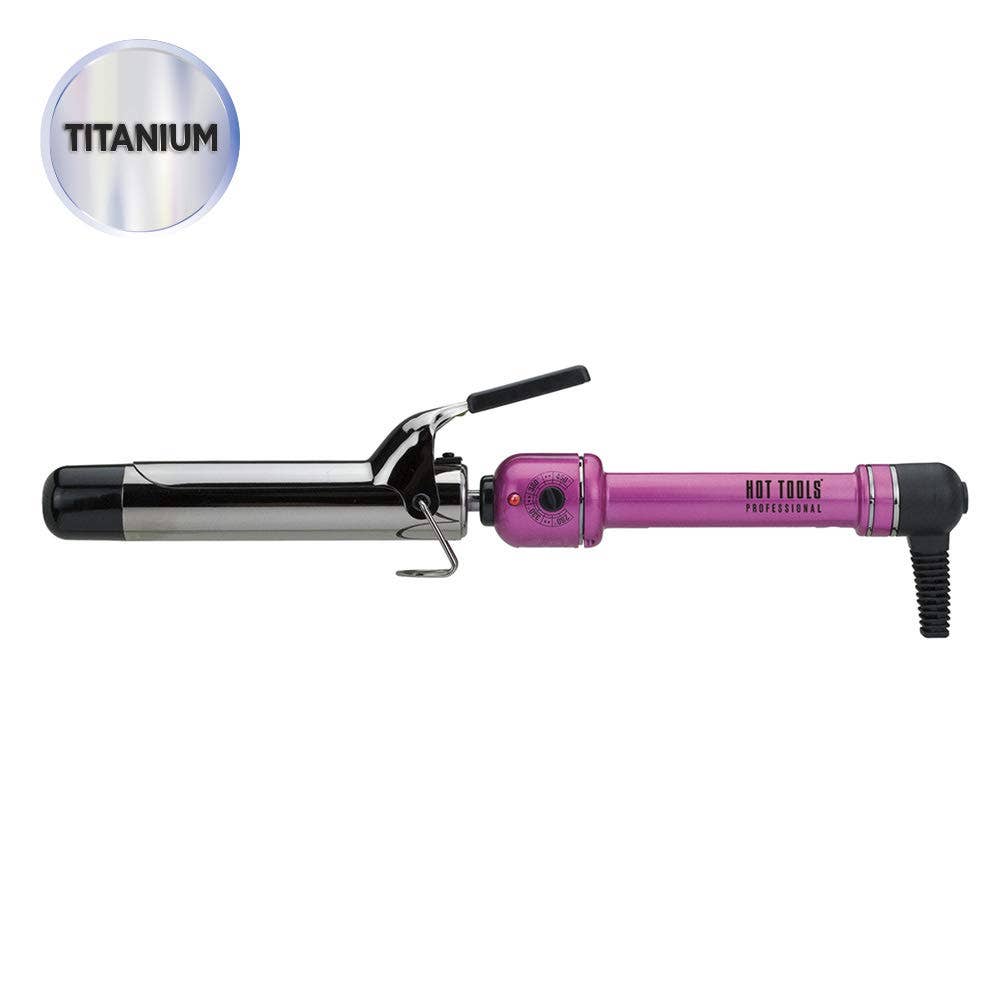 Hot Tools Professional Titanium Curling Iron/Wand, 1 1/4&quot;