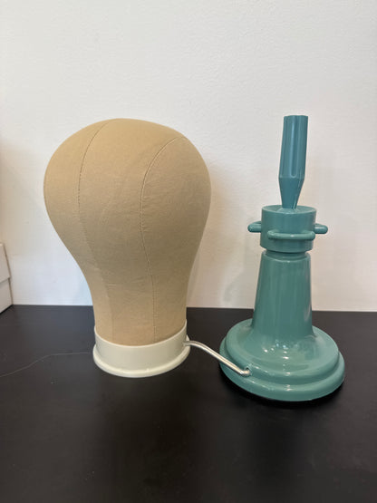 Mannequin head and stand