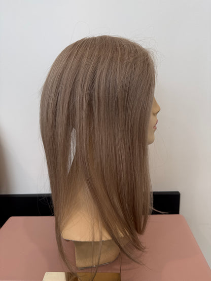 6x8 Silk Base Topper Beige Blonde 18/22