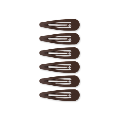 Snap Clip | Brown | 6 Count