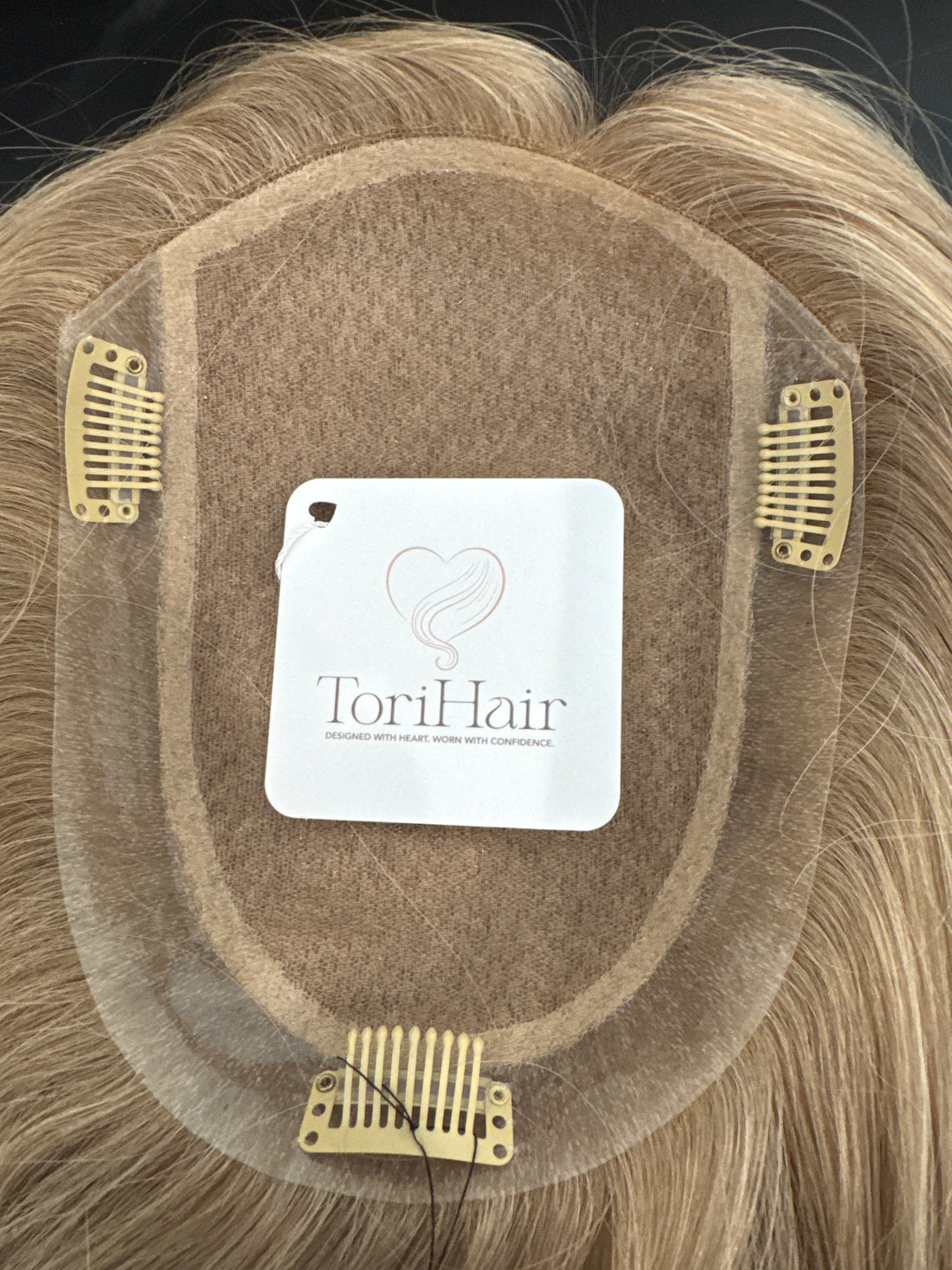 6x8 Silk Base Topper Beige Blonde 18/22