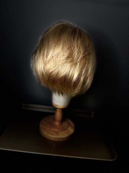 Grace Short Handtied Human hair wig