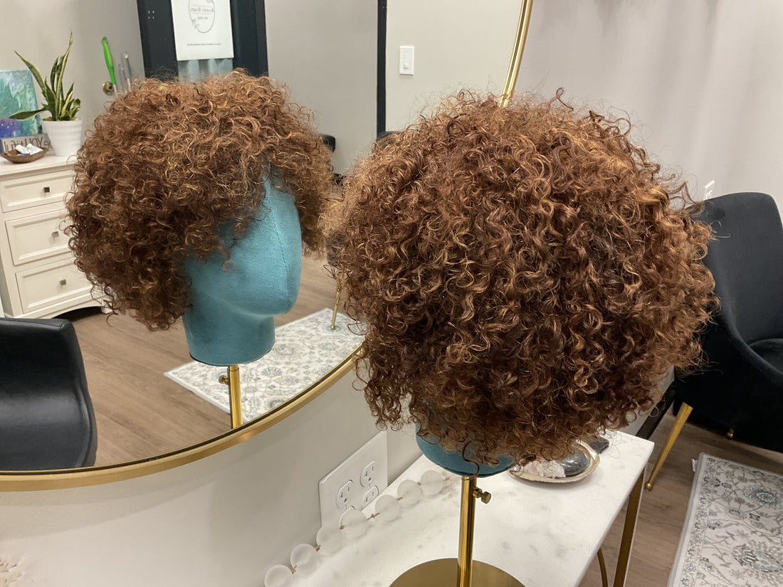 Curly Hair Wig color 4/27