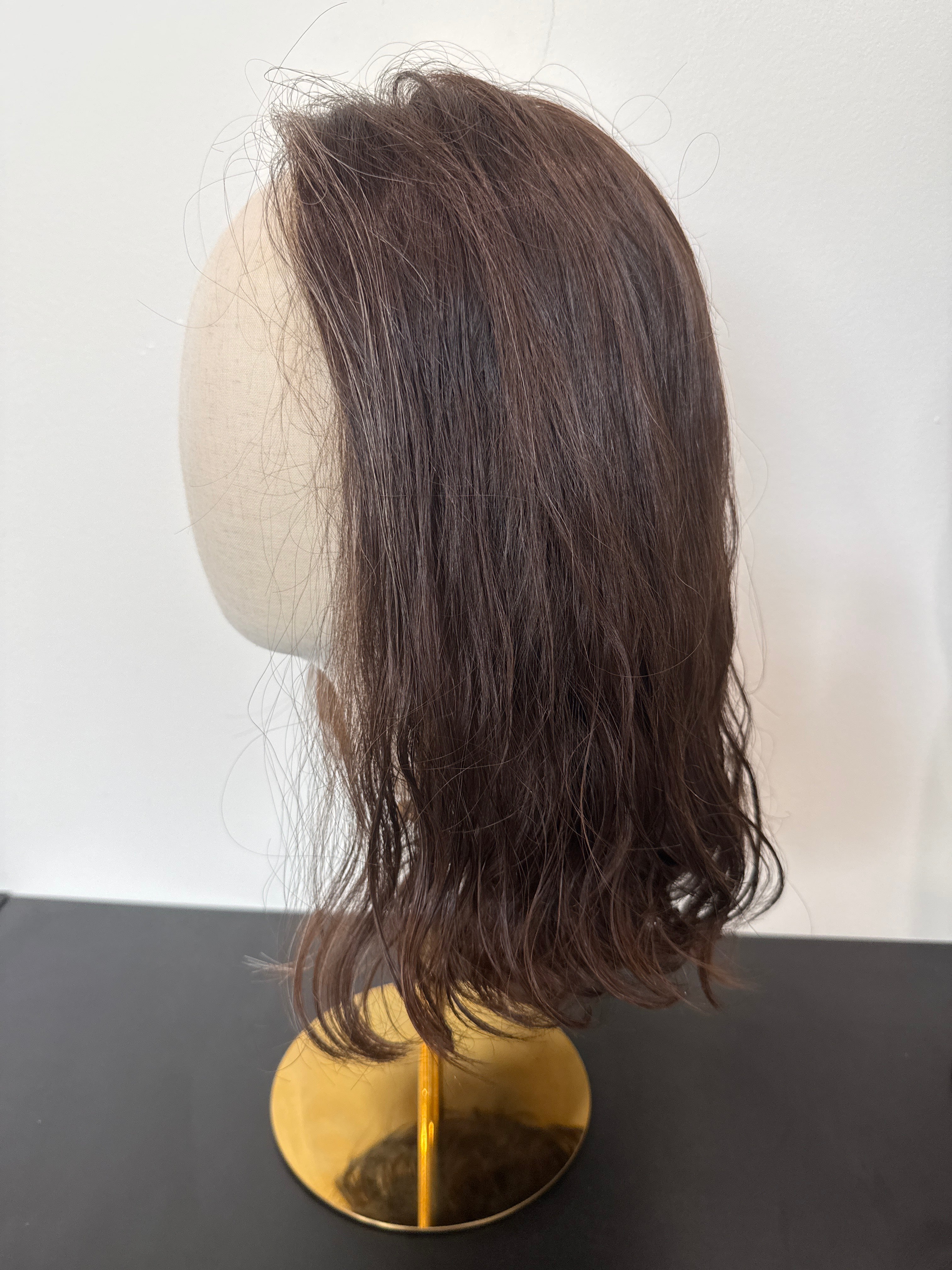 Lace top Euro Hair 16" Color 6 Wavy