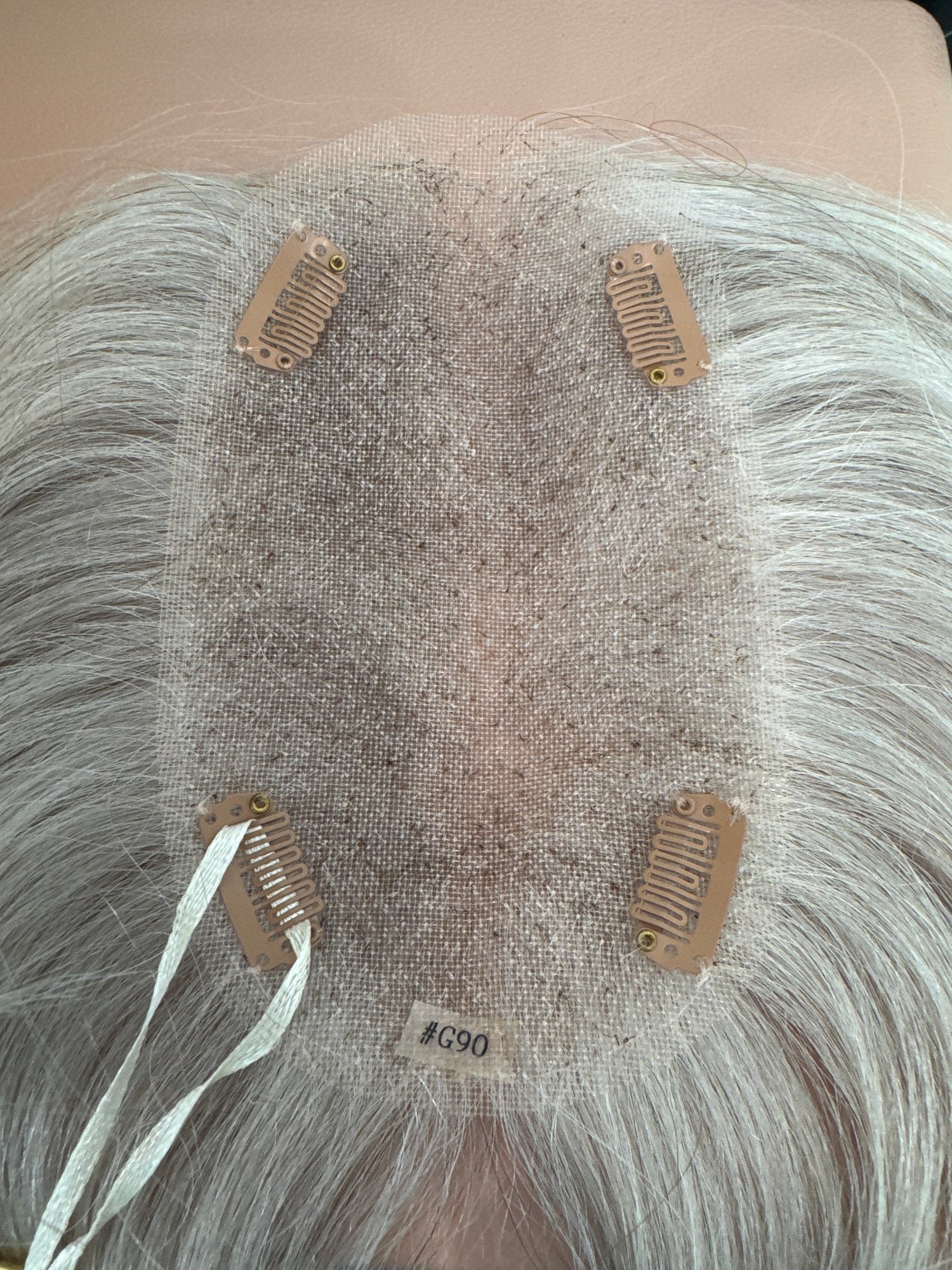 MONO LACE TOPPER 3x5 Pearl White G90