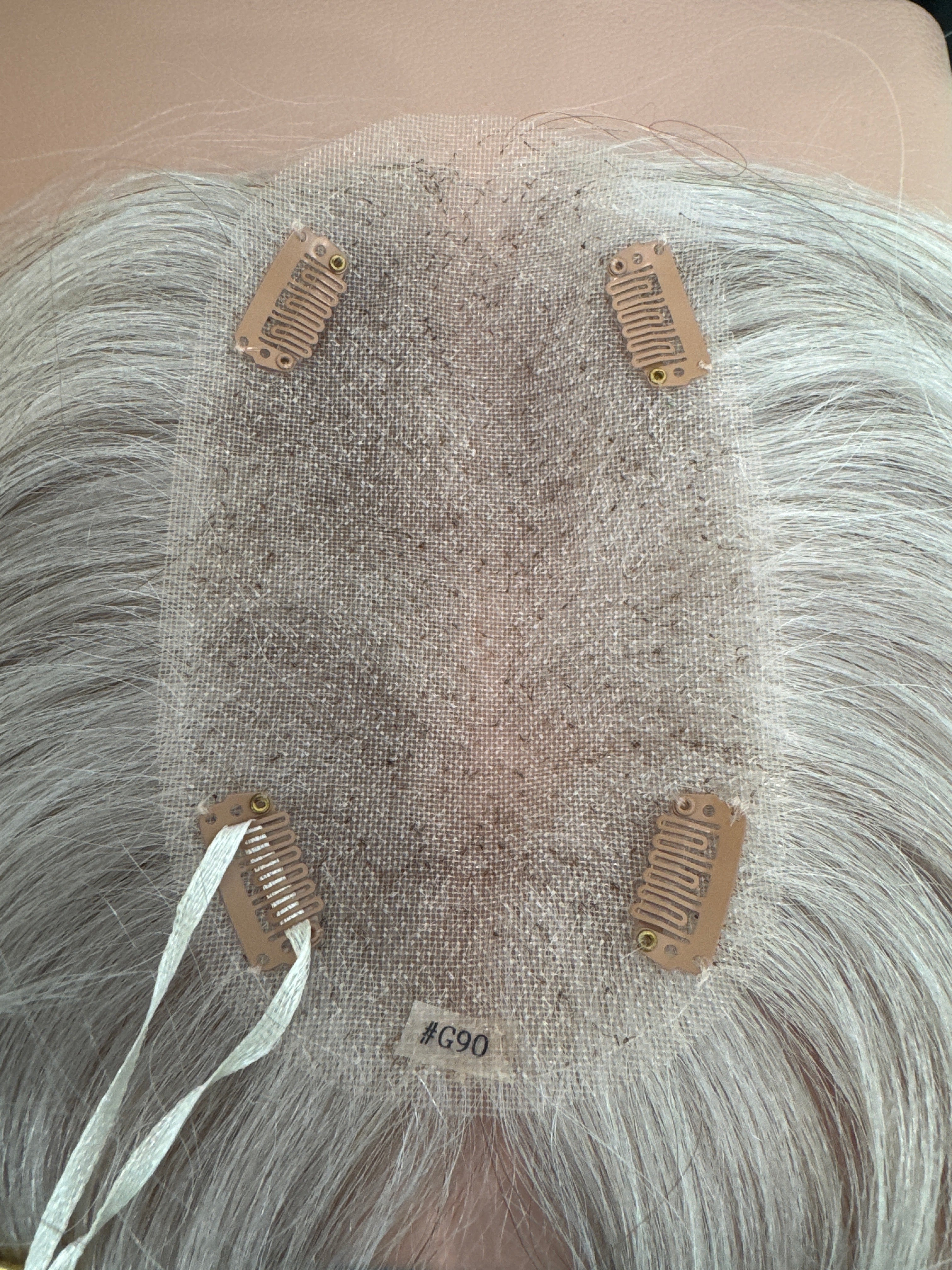 MONO LACE TOPPER 3x5 Pearl White G90