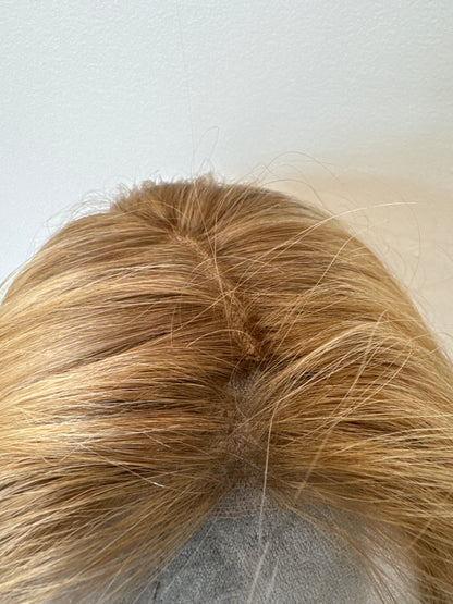 Silk Top Short Layered Euro Hair Wig 10" 22/10 Blonde