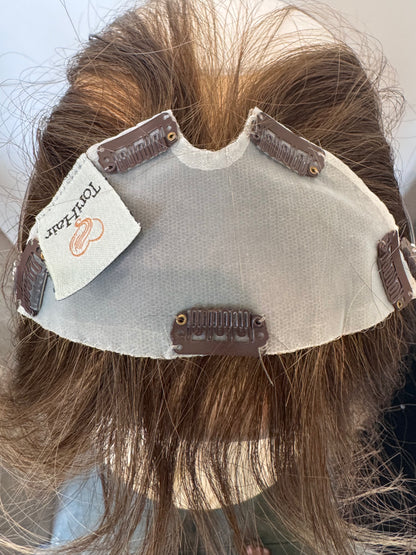 Fringe Topper 9" Light brown 5x2.25