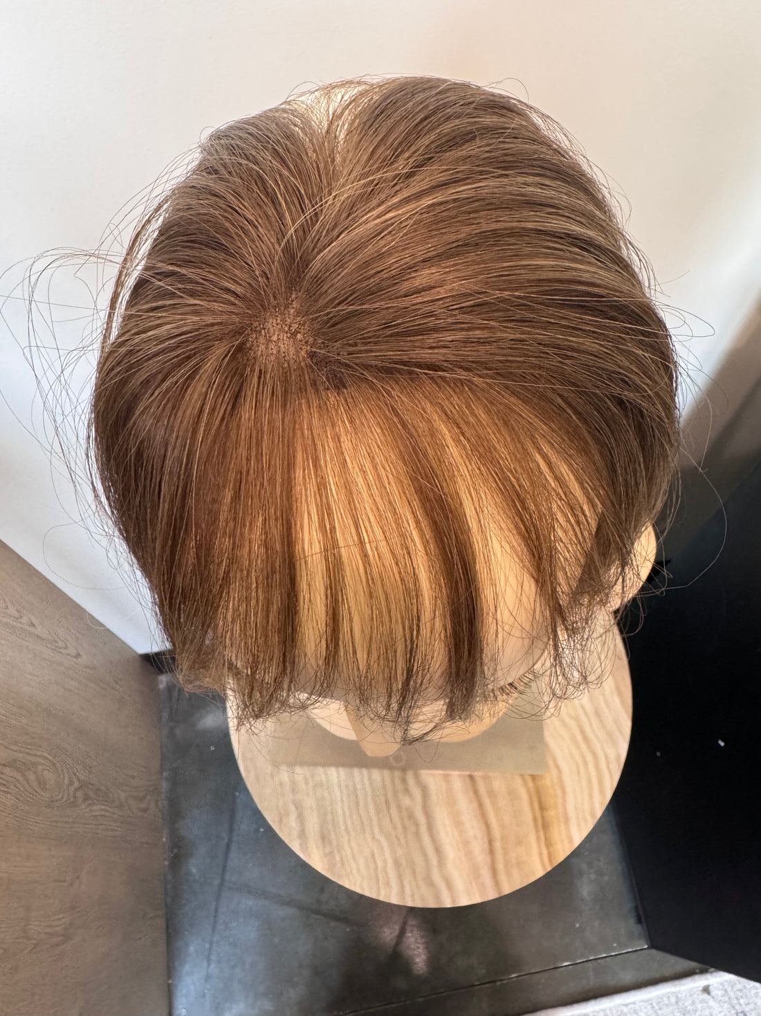 Fringe Topper 9" Light brown 5x2.25