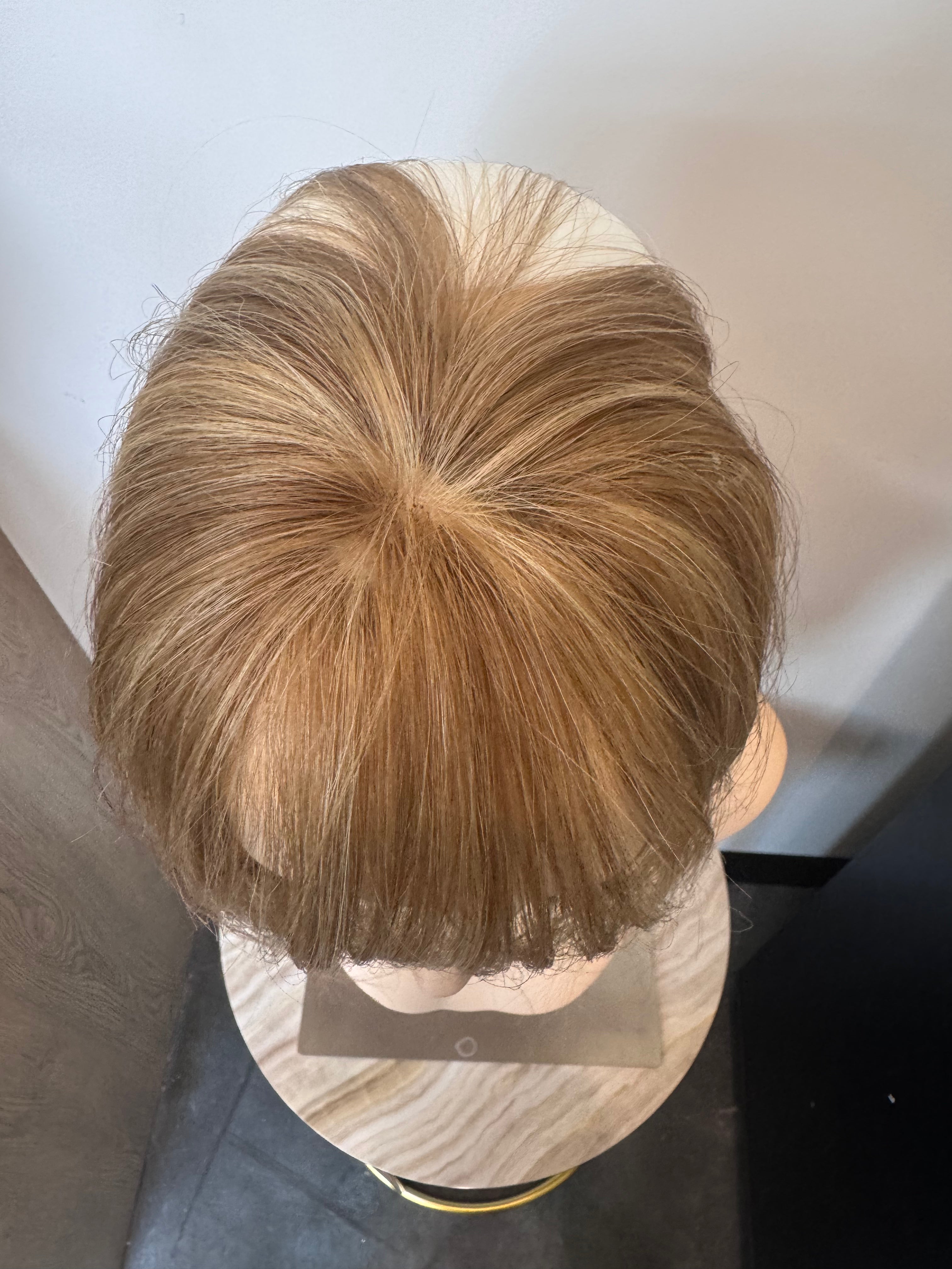 Fringe Topper 9" Medium Blonde NR 5x2.25