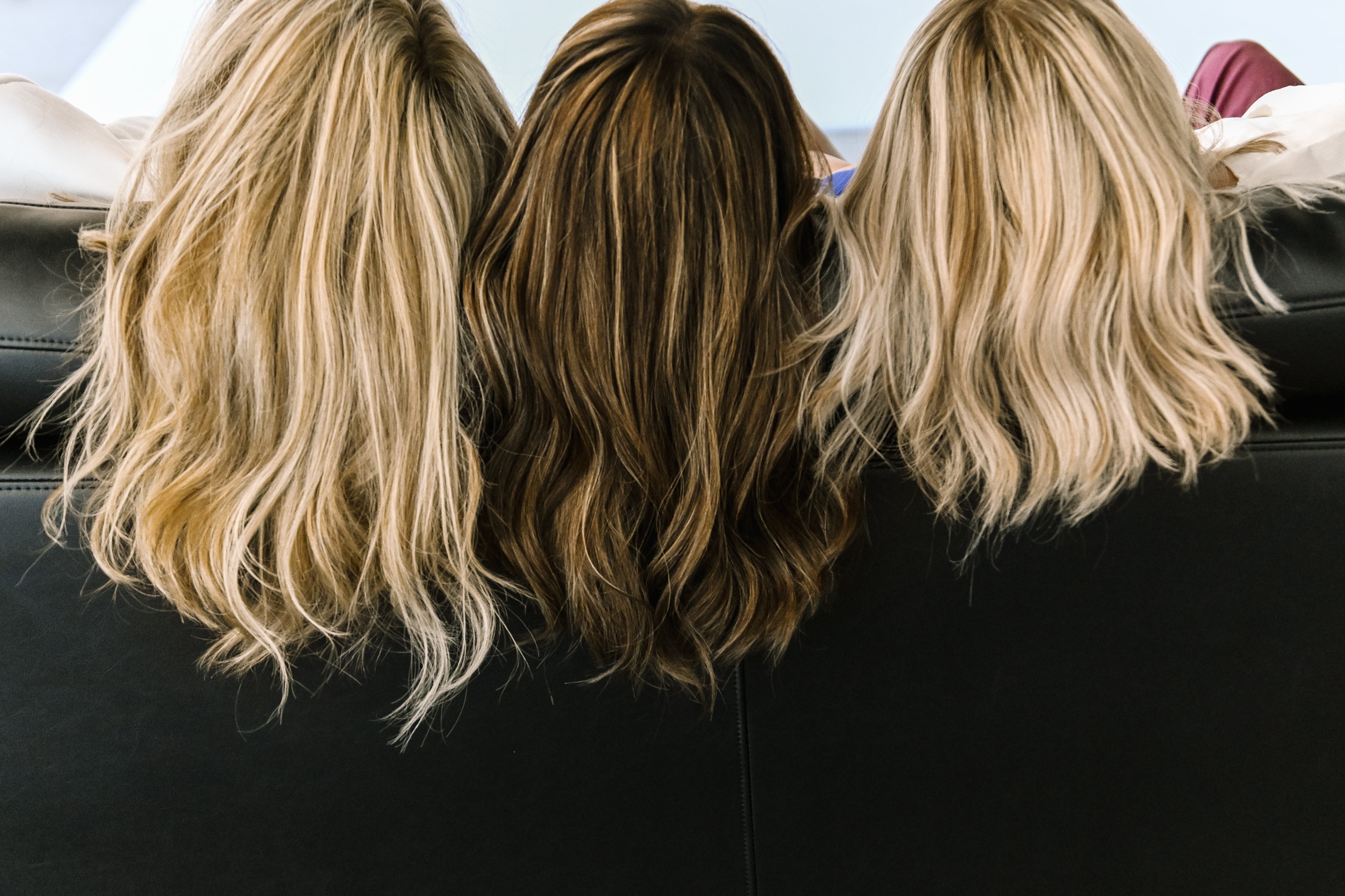 three different wigs/toppers