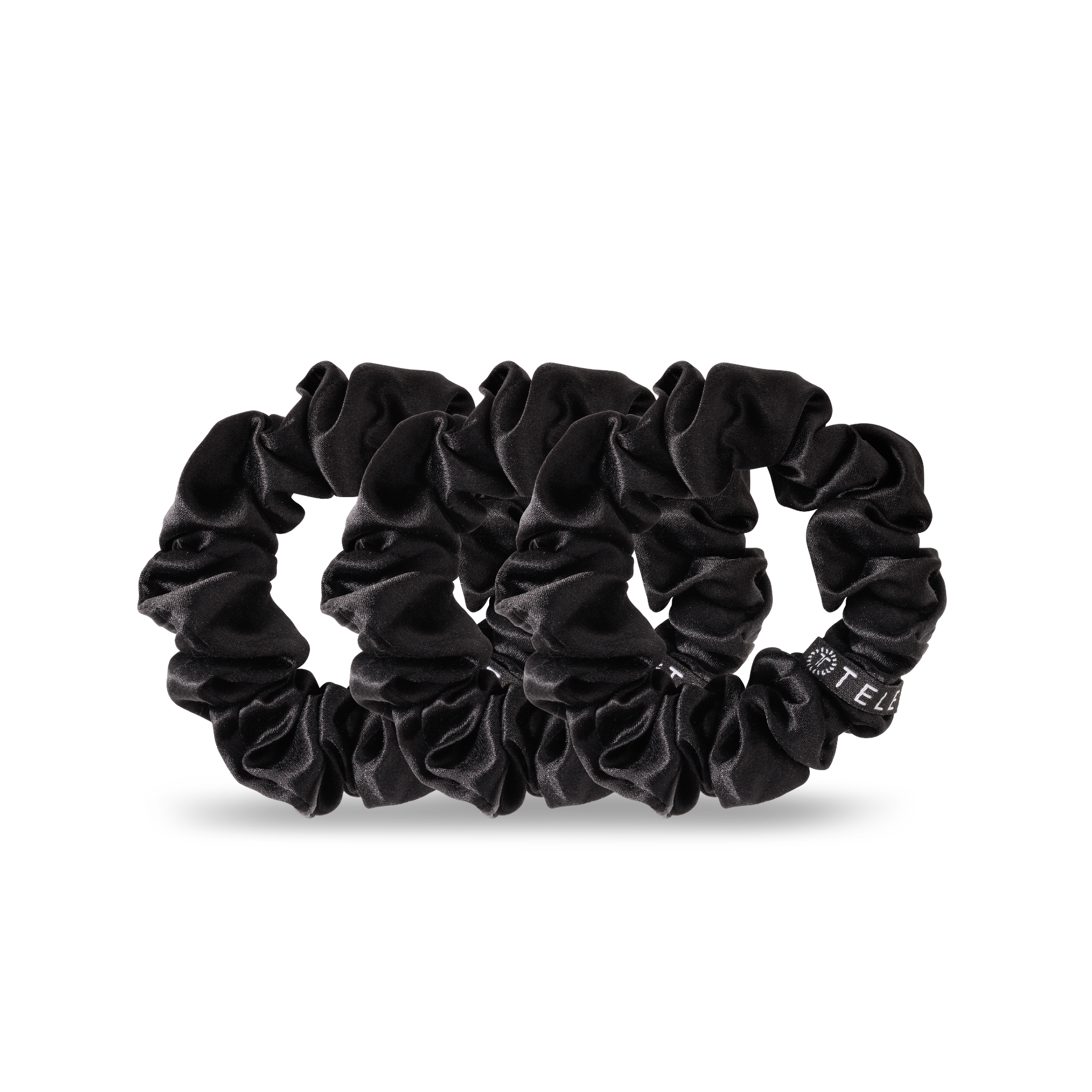 Jet Black Small Scrunchie